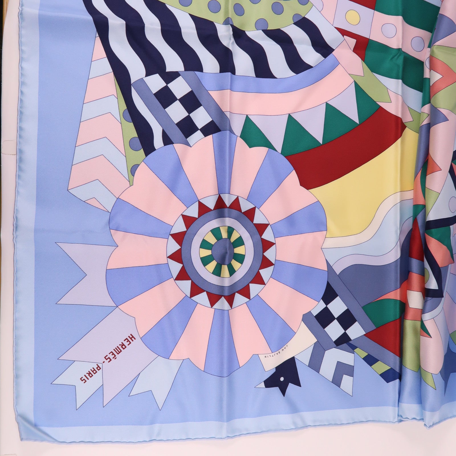 HERMES 絲質Scarf 90X90絲巾
