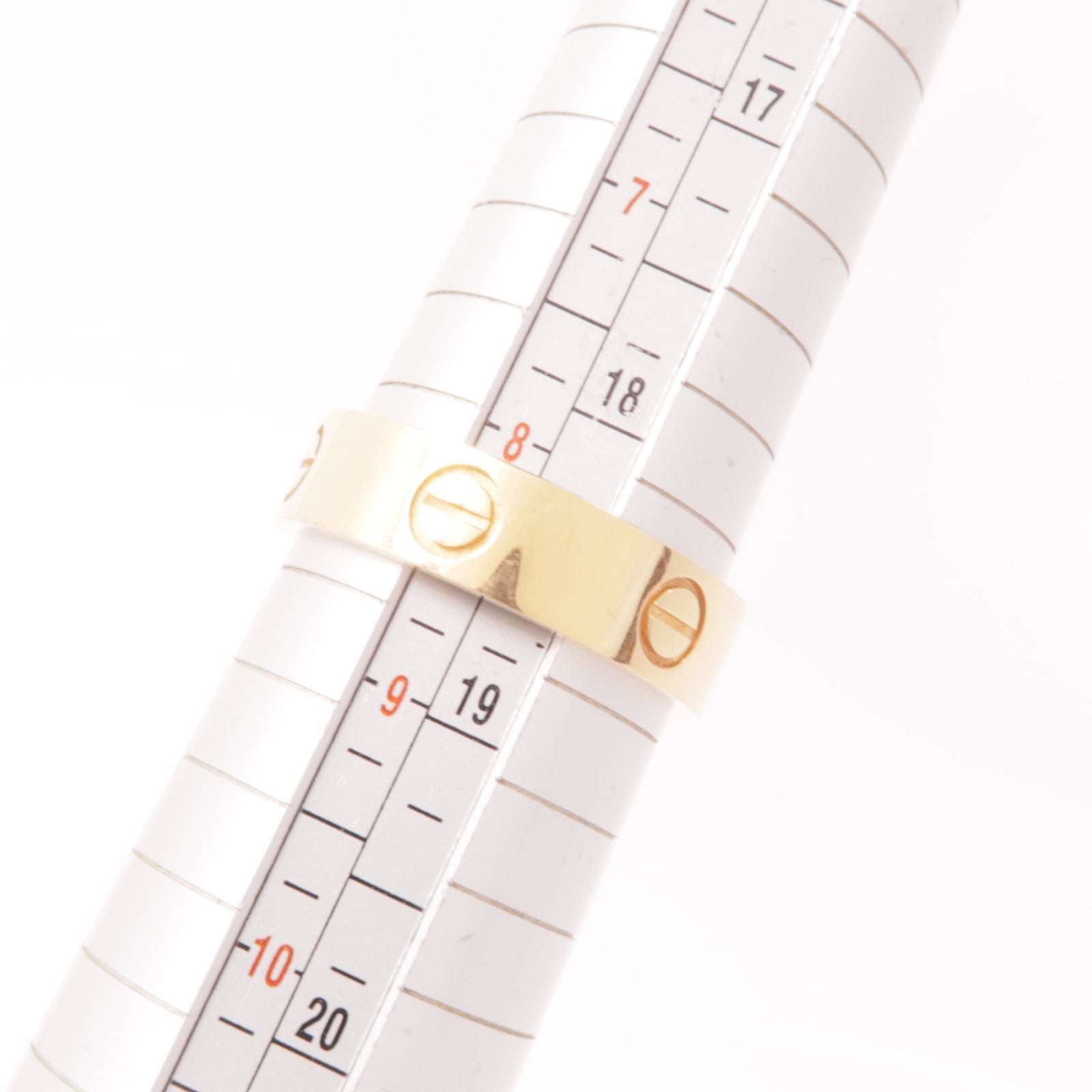 CARTIER 18K玫瑰金Love Ring戒指Cartier#58/US＃8.25