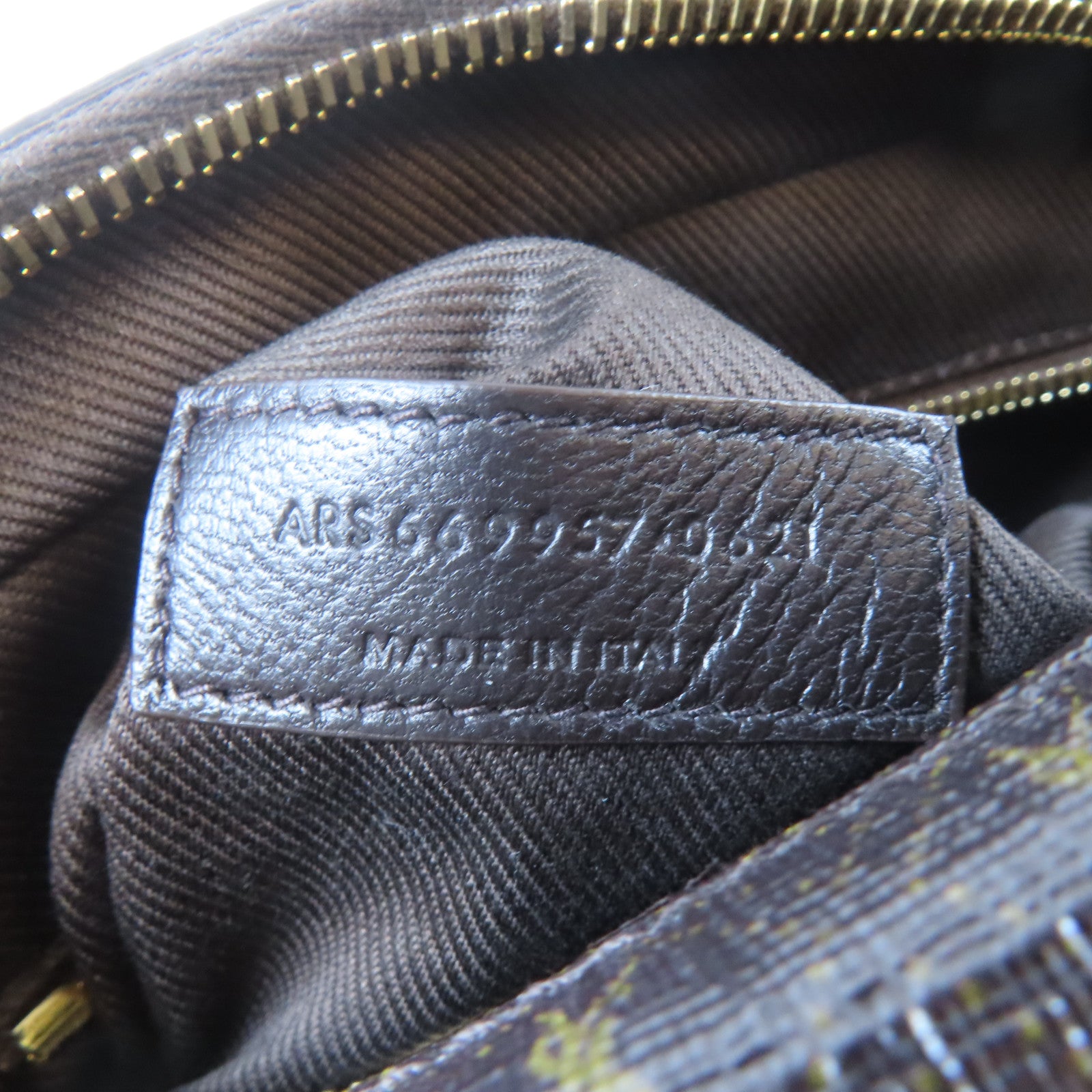 SAINT LAURENT 塗層帆布Camera Bag金扣肩背袋啡色