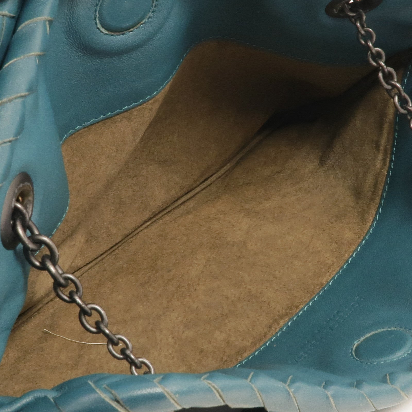 BOTTEGA VENETA 織紋皮革Chain Shoulder鏈帶肩背袋