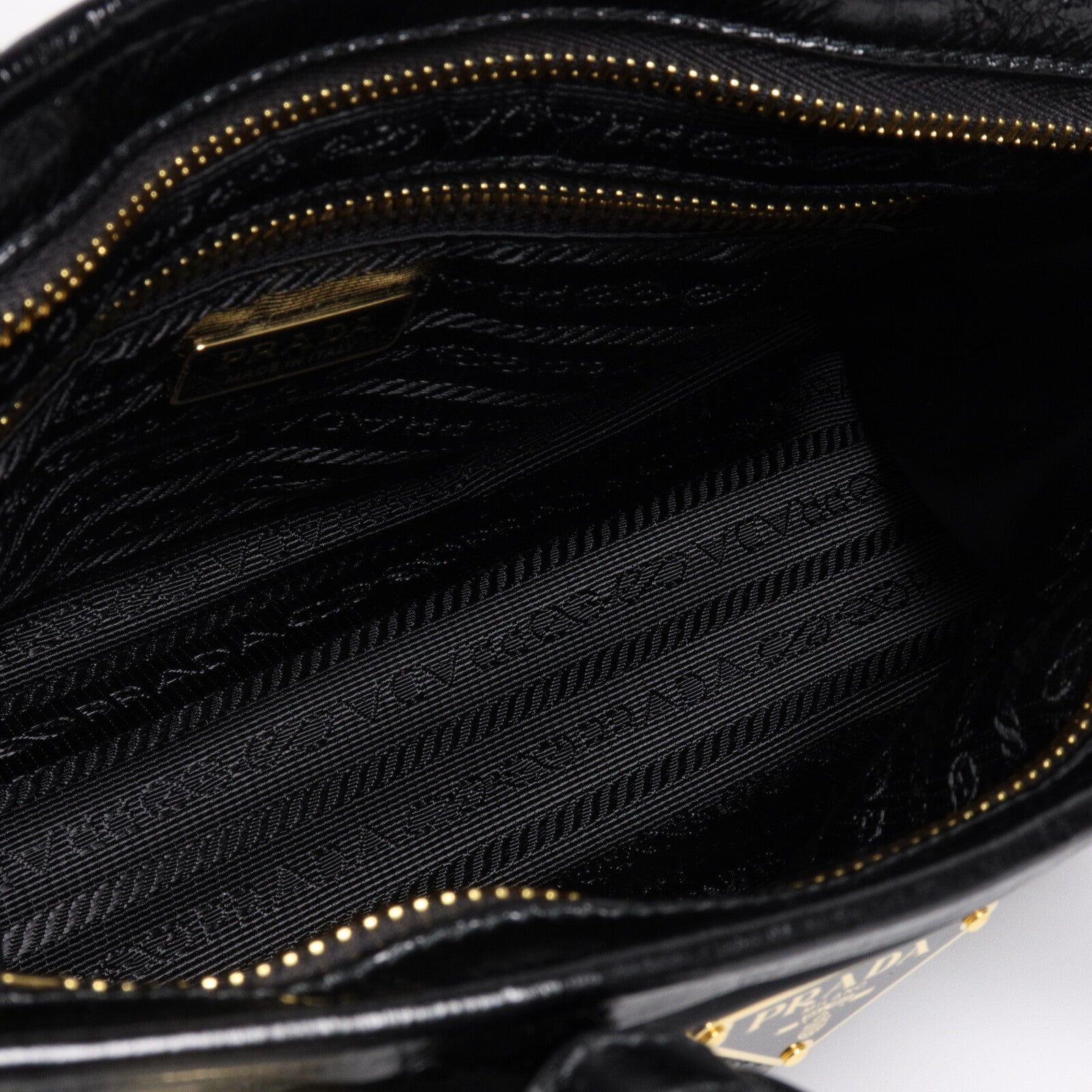 PRADA 牛皮皮革Bonnie Mini手挽肩背兩用袋