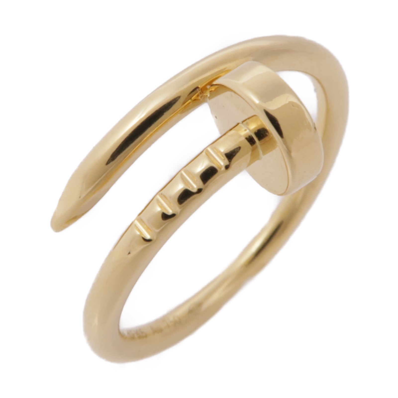 CARTIER 18K黃金Juste Un Clou戒指US#4.5
