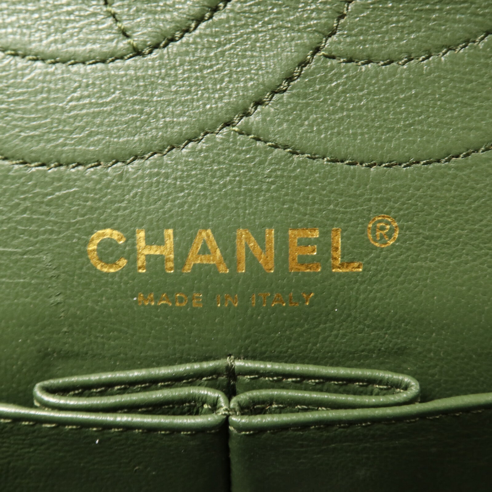 CHANEL 帆布2.55鏈帶肩背袋