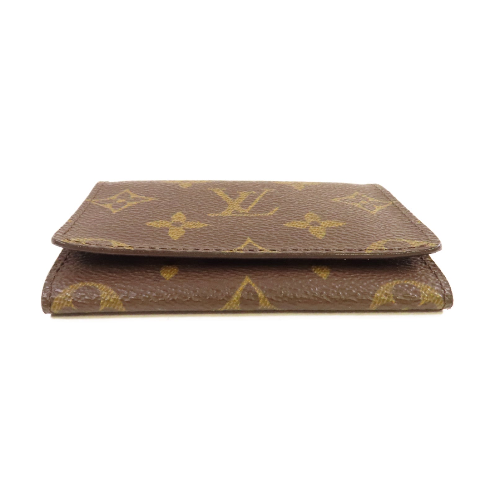 LOUIS VUITTON Monogram Enveloppe Carte de Visite Card Case卡片套啡色