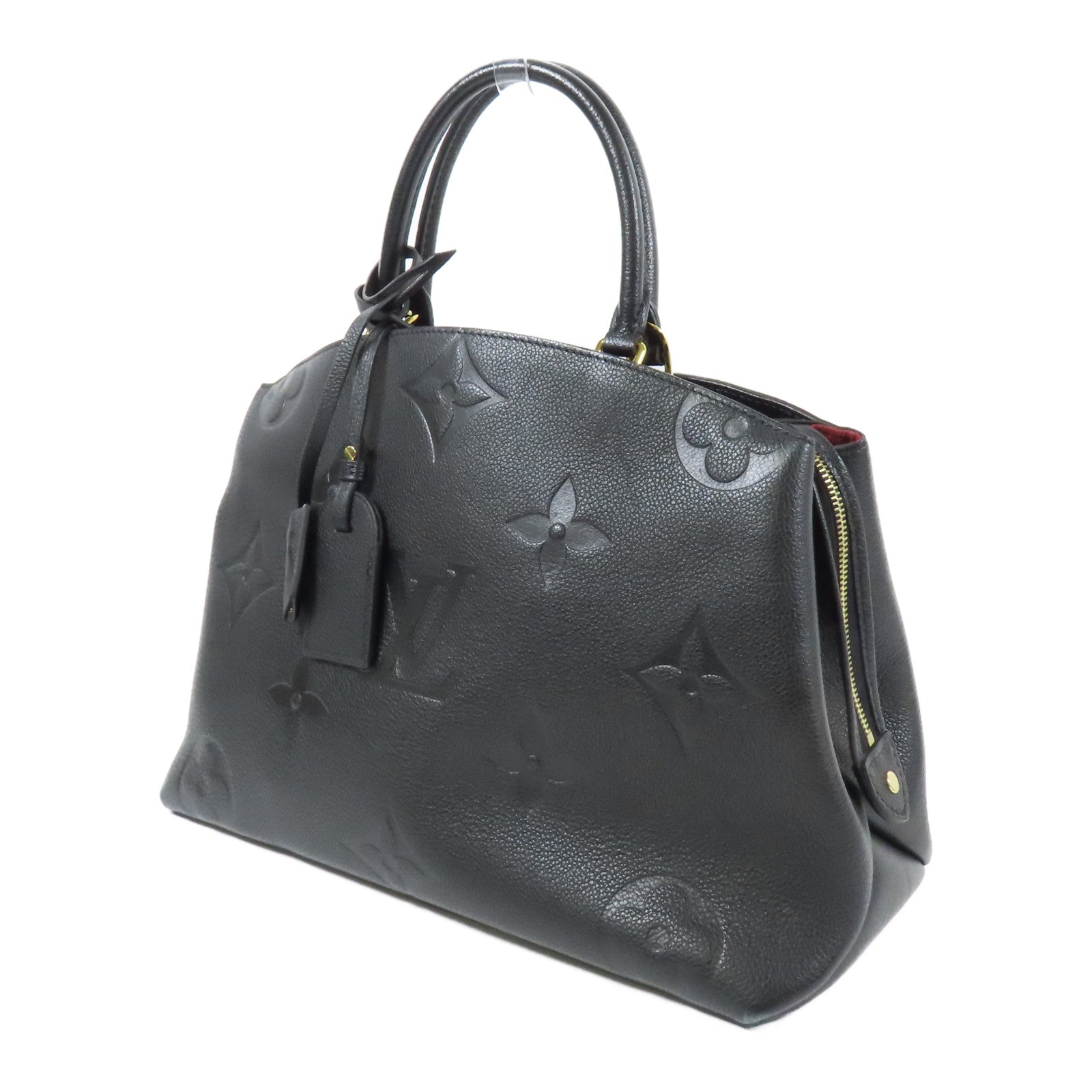 LOUIS VUITTON Monogram Empreinte Petit Palais金扣手挽肩背兩用袋