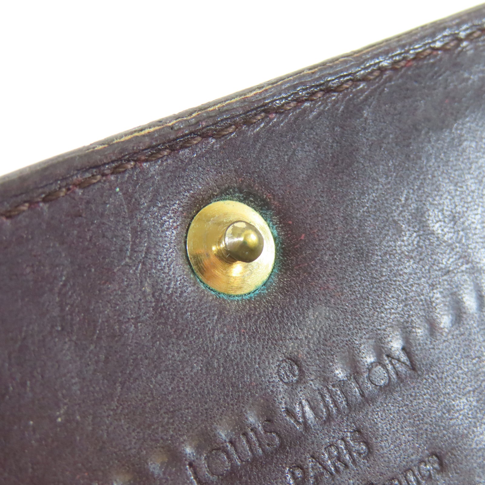 LOUIS VUITTON 【激減優惠】Vernis Long Wallet金扣長錢包黑色