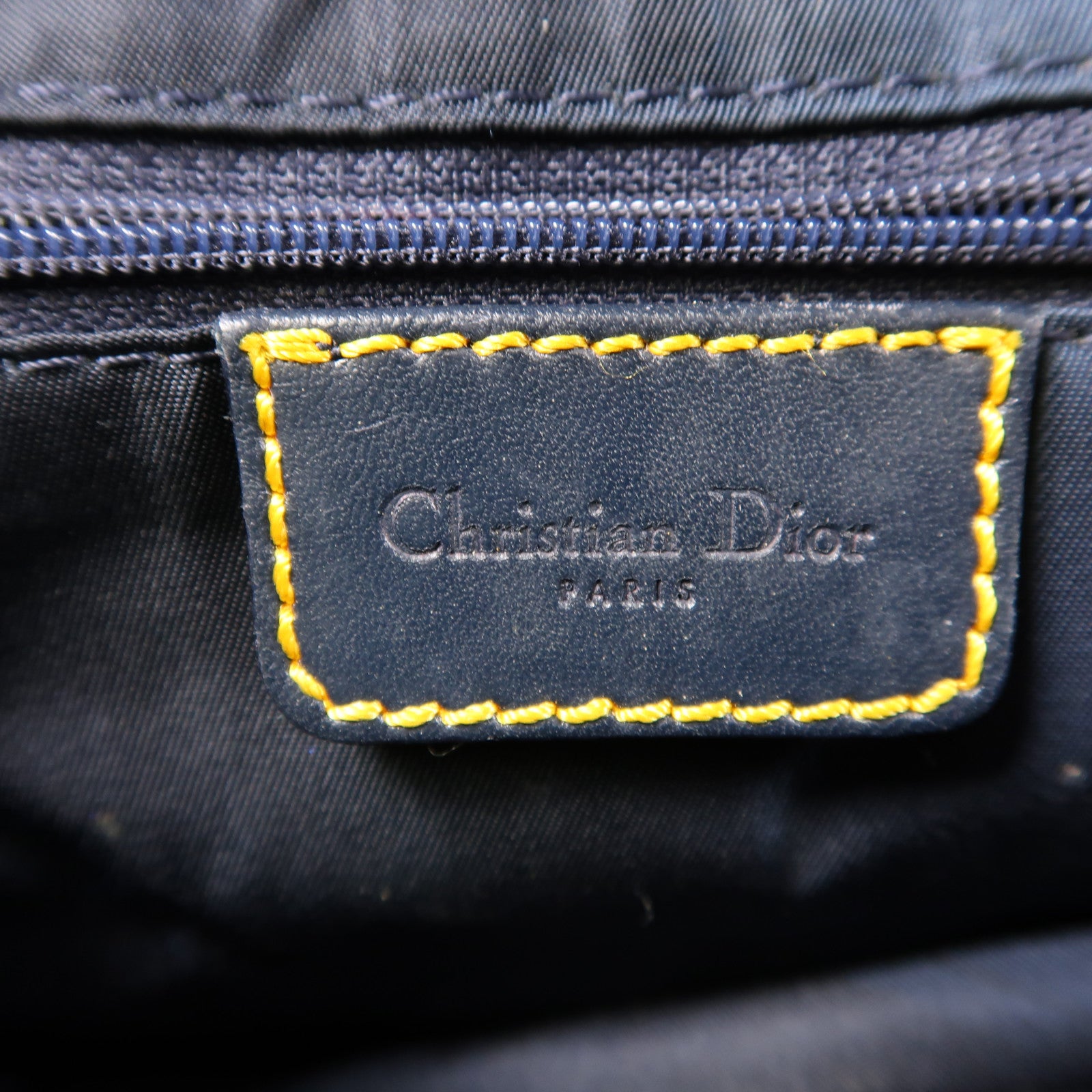 Dior 帆布Vintage Saddle金扣肩背袋