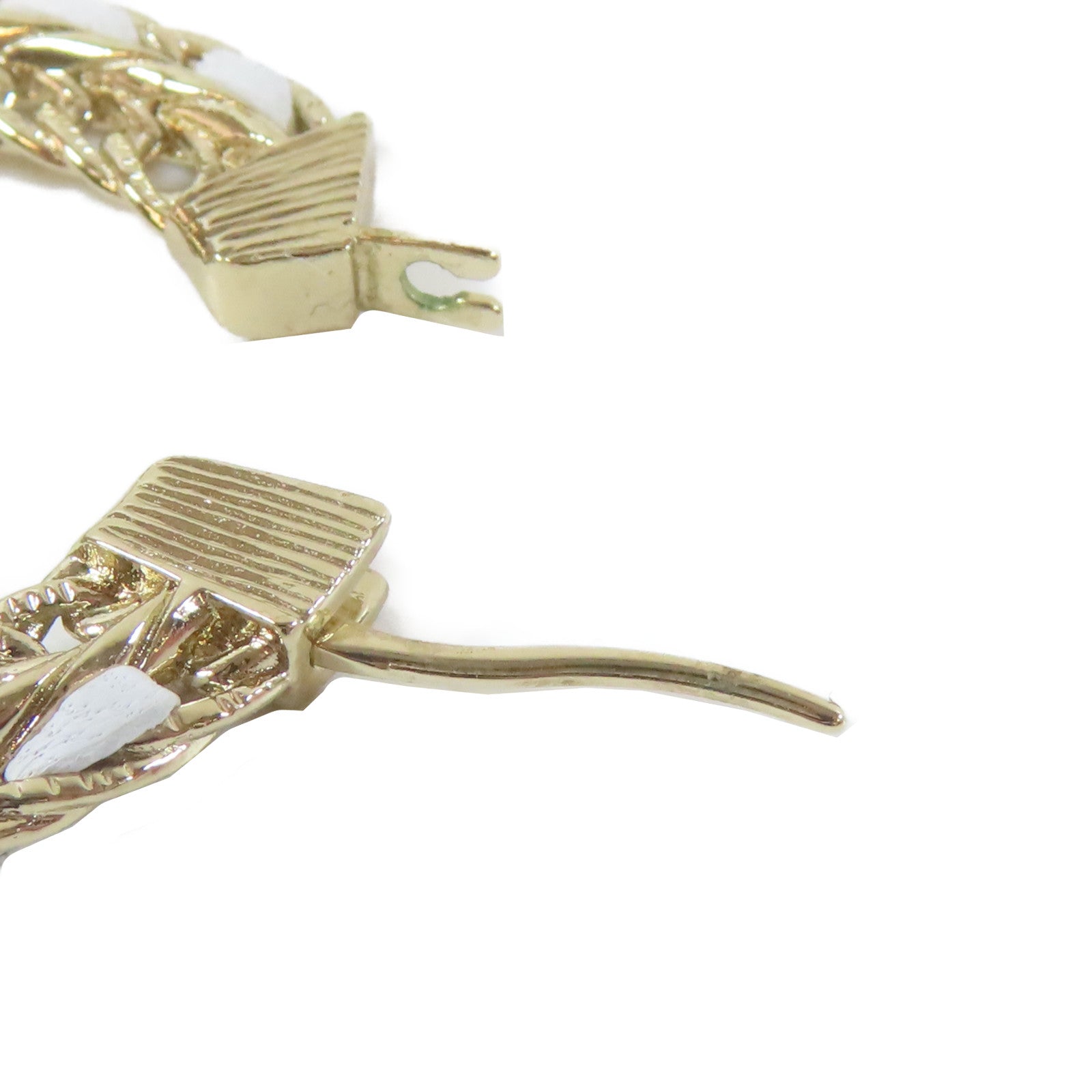 CHANEL 金屬Earrings耳環金色/白色