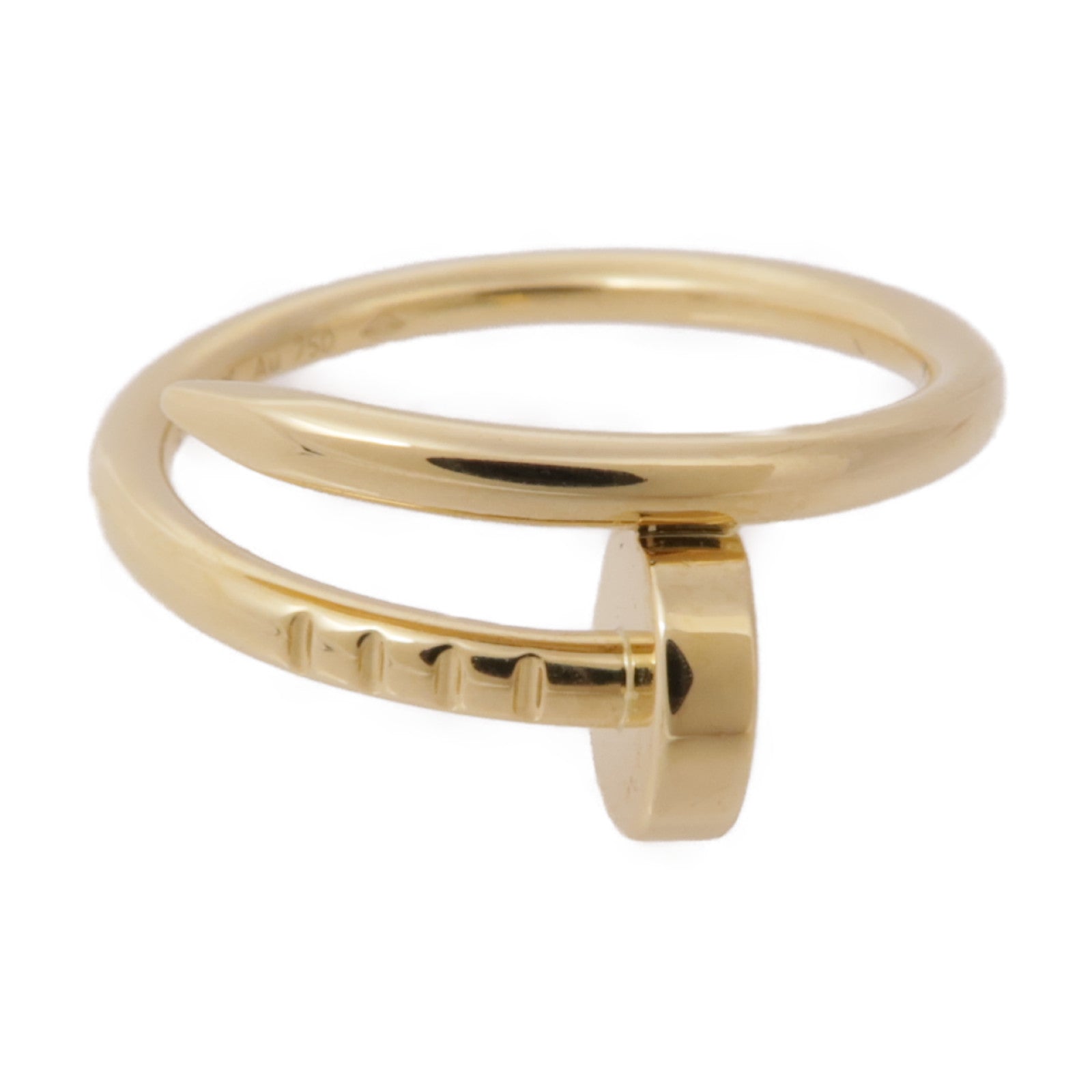 CARTIER 18K黃金Juste Un Clou戒指US#4.5