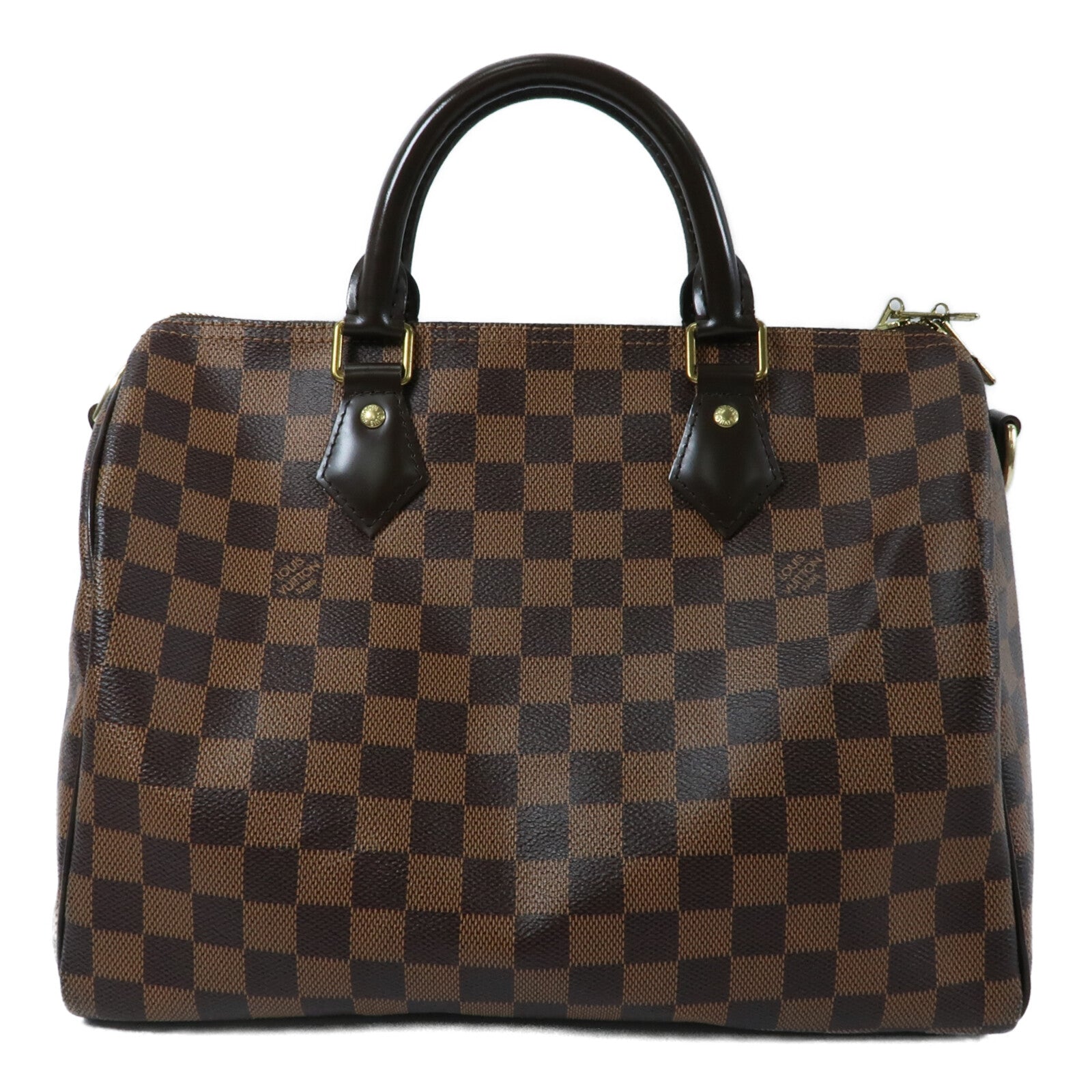 LOUIS VUITTON Damier Speedy Bandouliere 手挽肩背兩用袋