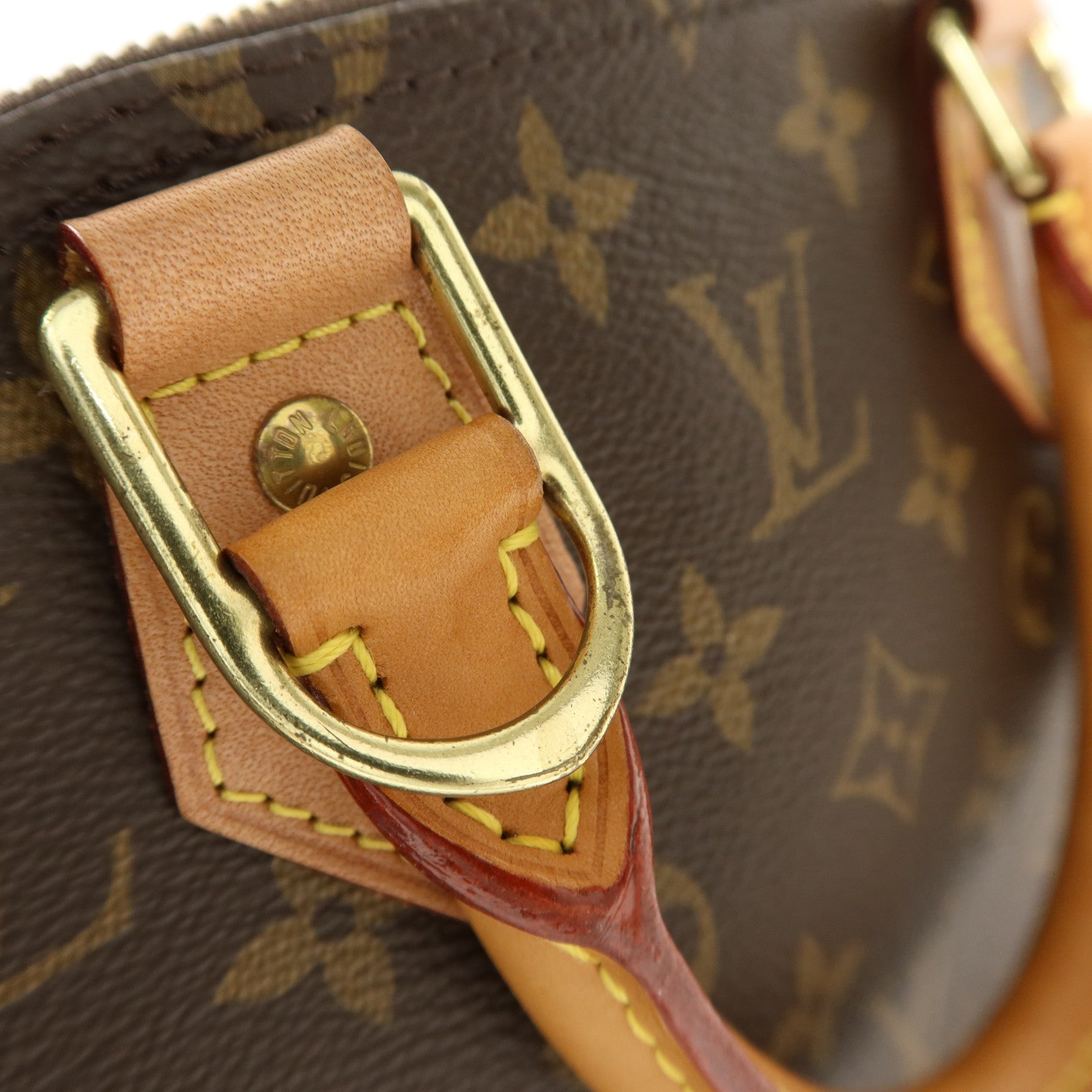 LOUIS VUITTON Monogram Alma BB金扣手挽肩背兩用袋