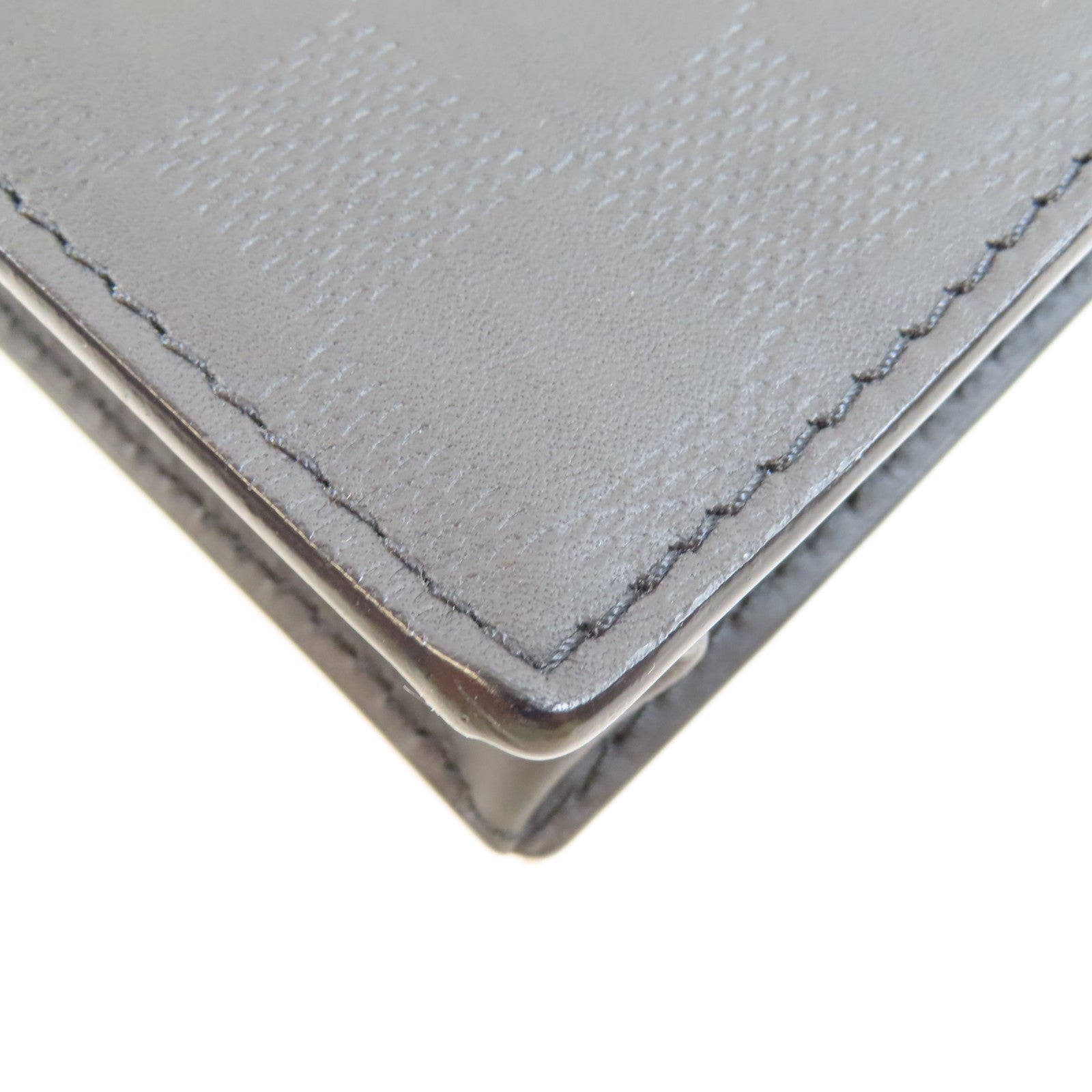 LOUIS VUITTON Damier Infini New Pouch銀扣手拿包黑色