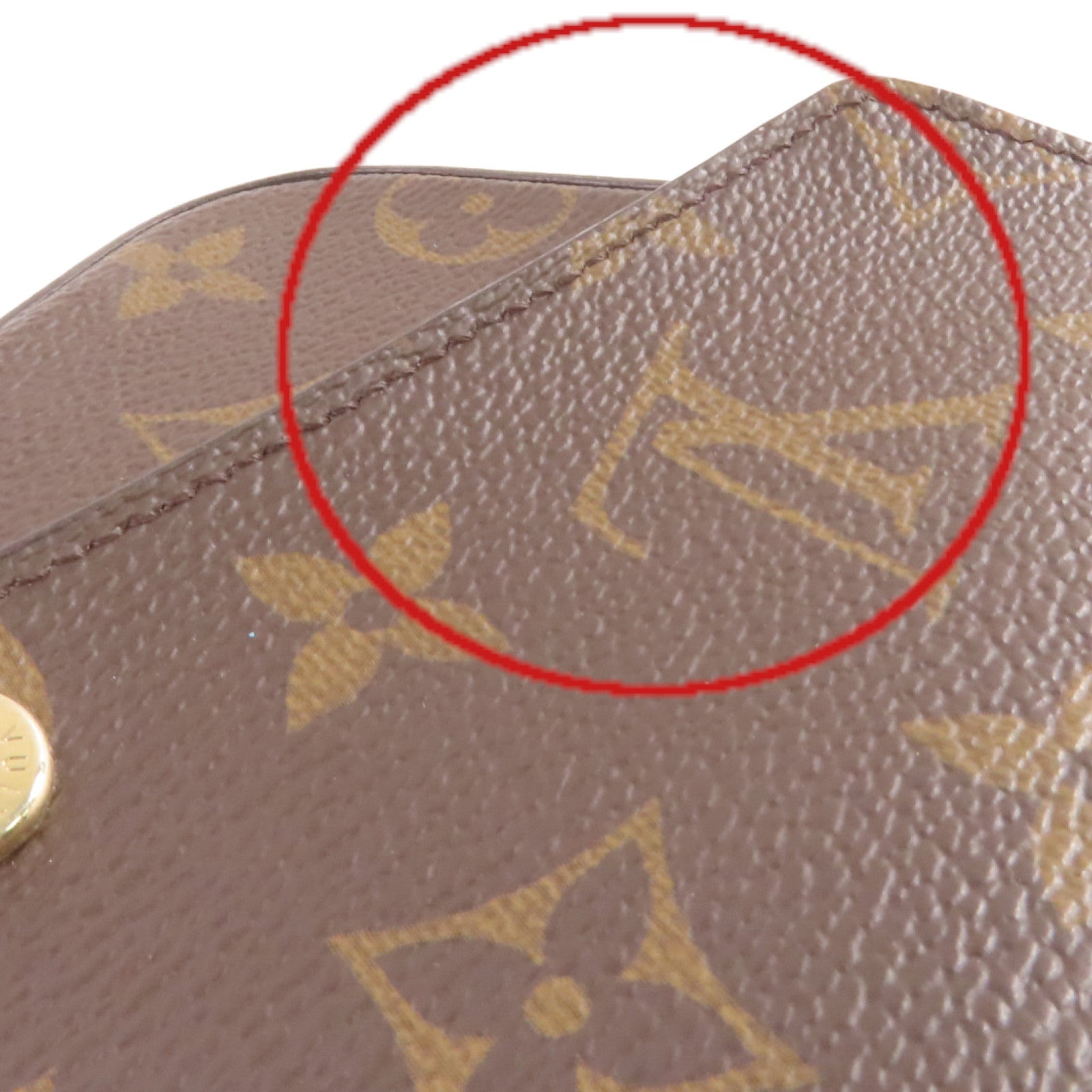 LOUIS VUITTON Monogram Pochette Felicie Pouch Shoulder Bag金扣肩背袋啡色