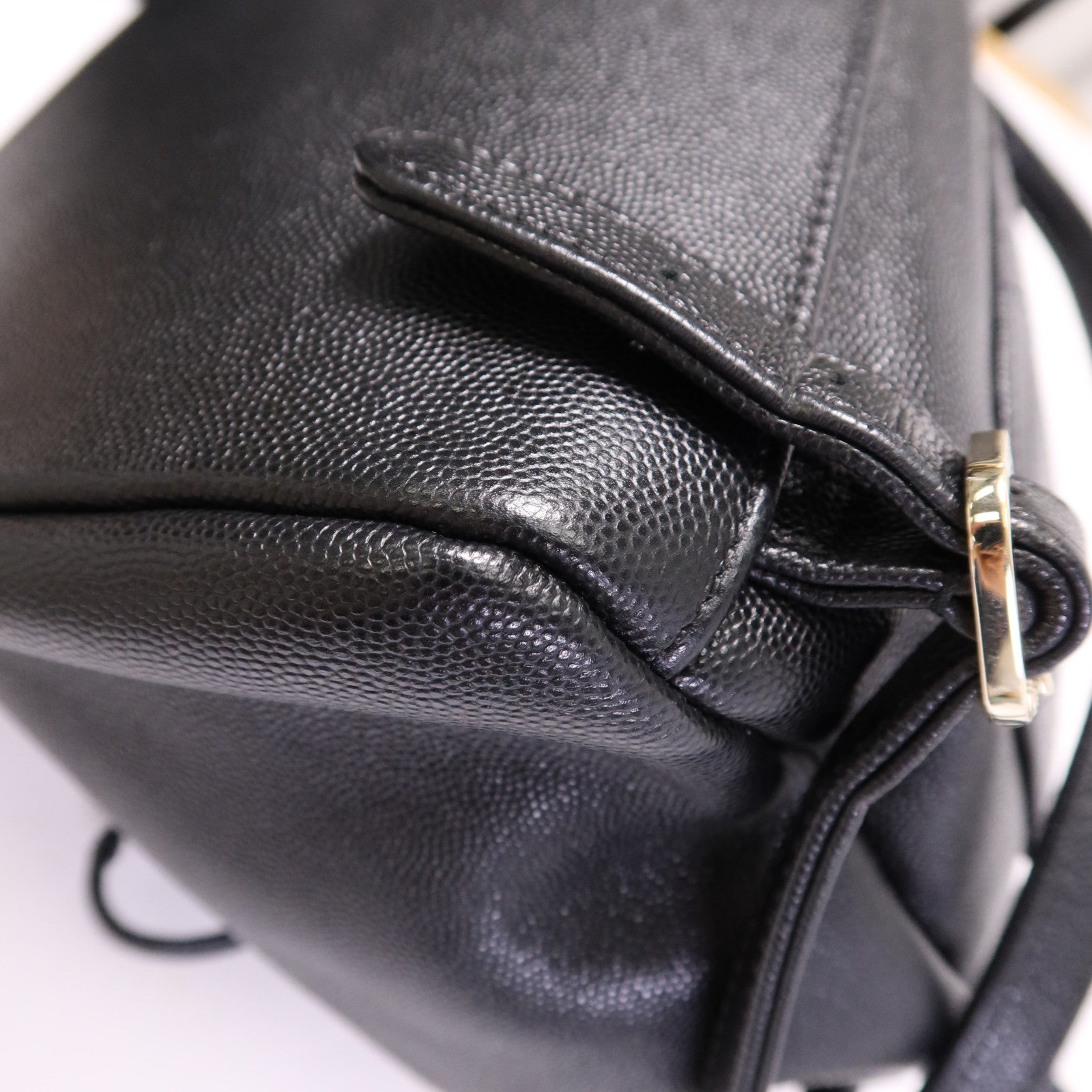 CHANEL 牛皮皮革Affinity Backpack金扣背包
