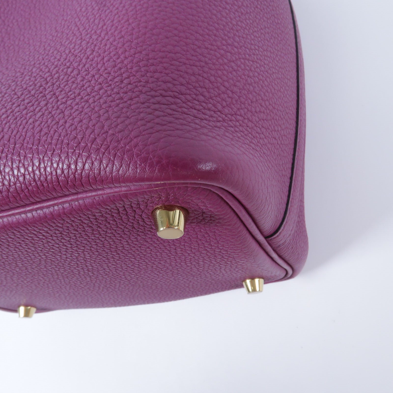 HERMES Maurice皮革Picotin PM手挽袋Anemone
