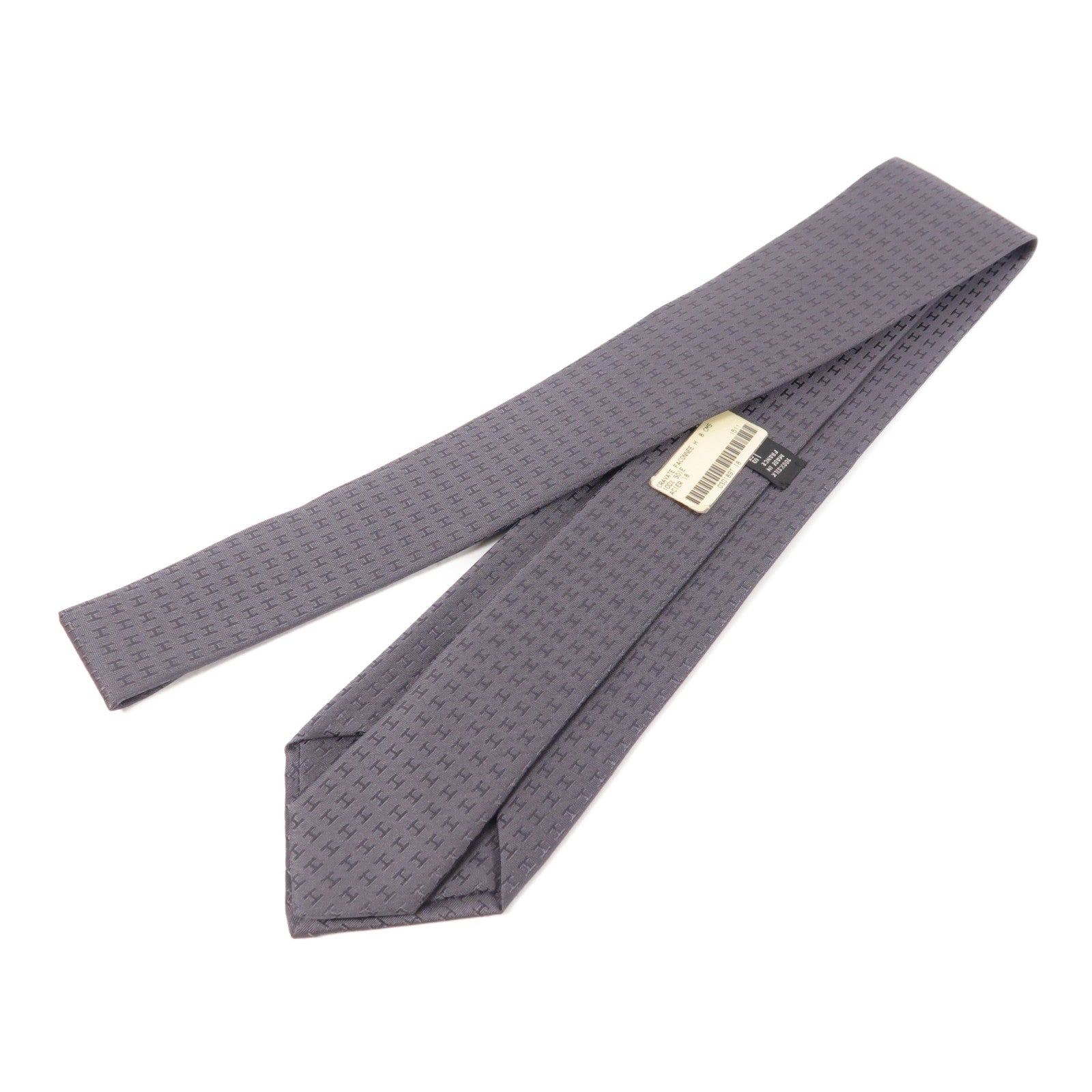 HERMES 絲質Faconnee H Tie領帶