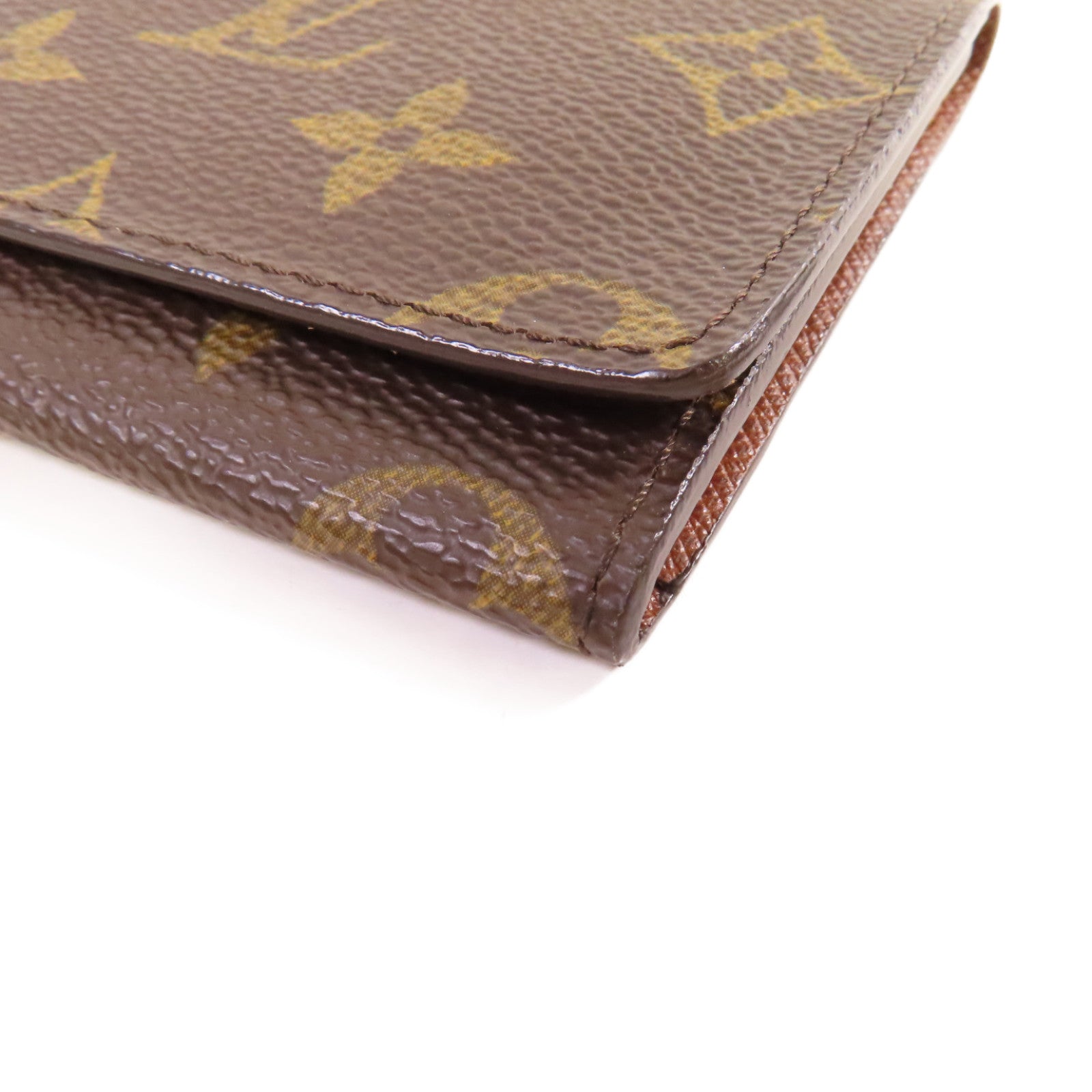 LOUIS VUITTON Monogram Enveloppe Carte de Visite Card Case卡片套啡色