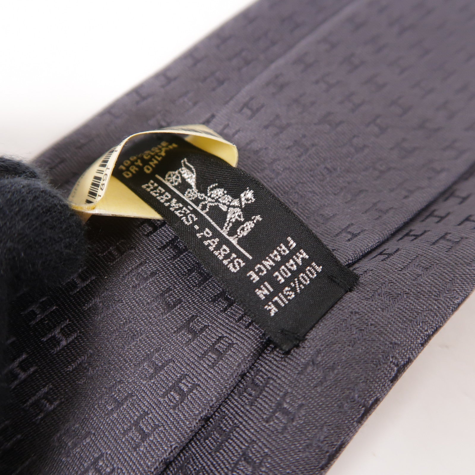 HERMES 絲質Faconnee H Tie領帶