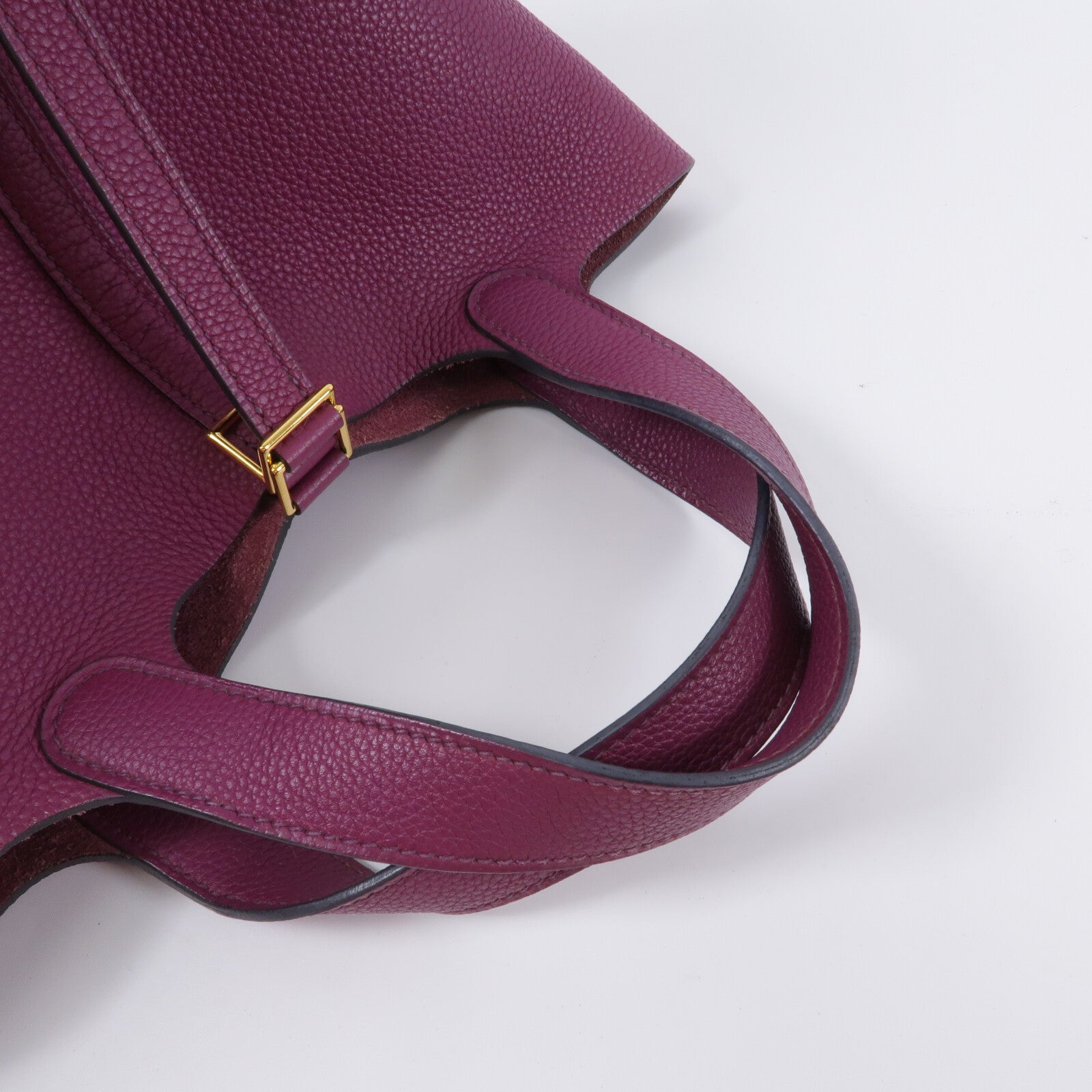 HERMES Maurice皮革Picotin PM手挽袋Anemone