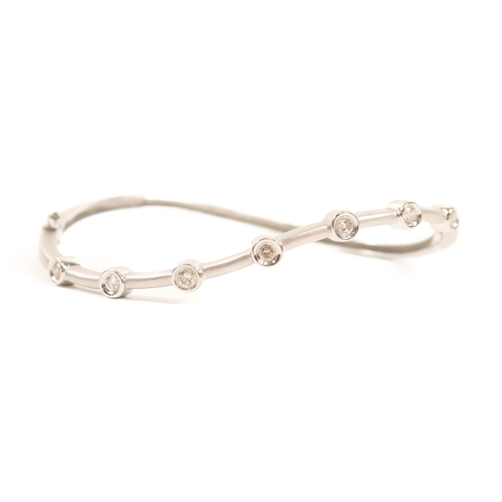 JEWELRY 18K白金/鑽石Diamond 9.4g Bangle手鐲