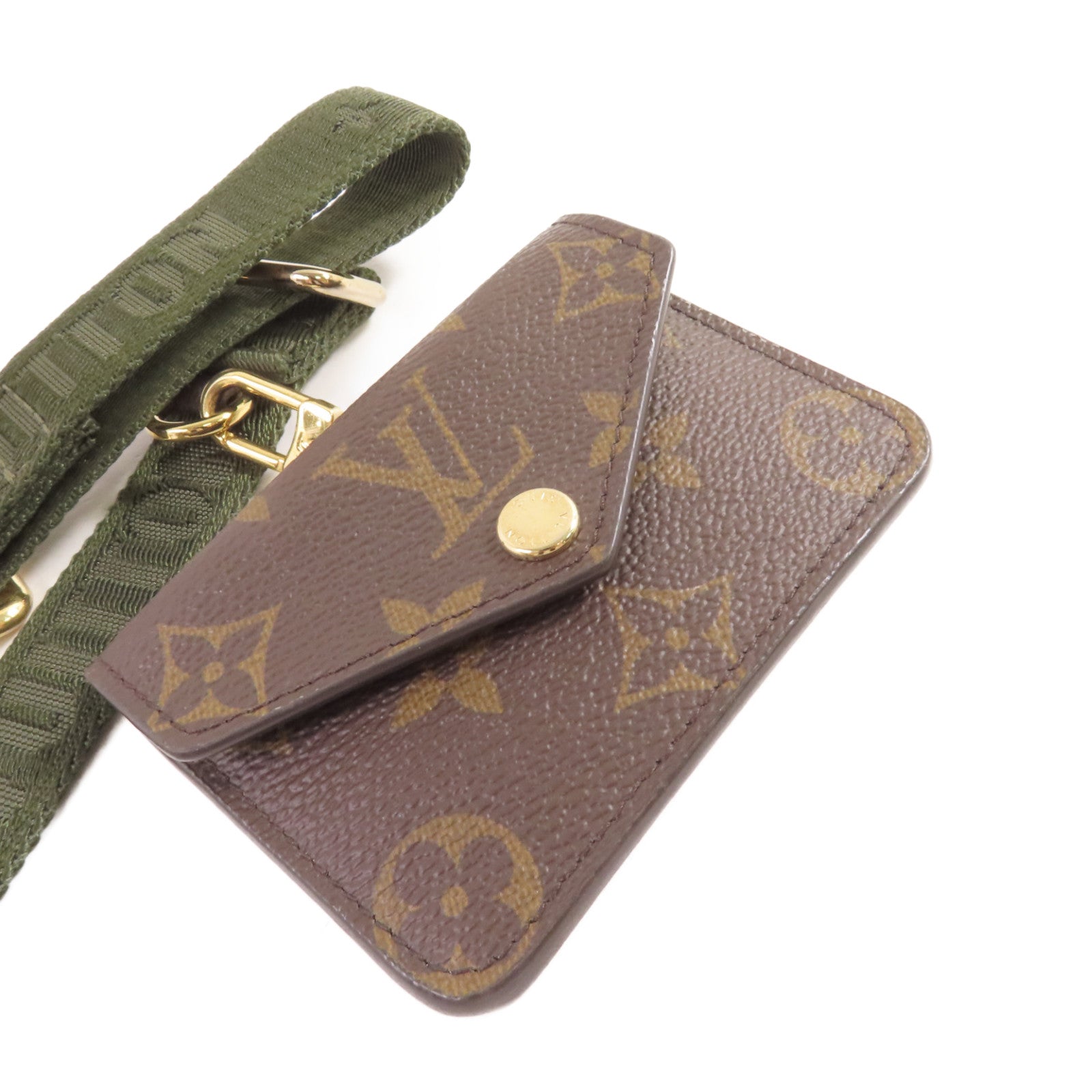 LOUIS VUITTON Monogram Pochette Felicie Pouch Shoulder Bag金扣肩背袋啡色