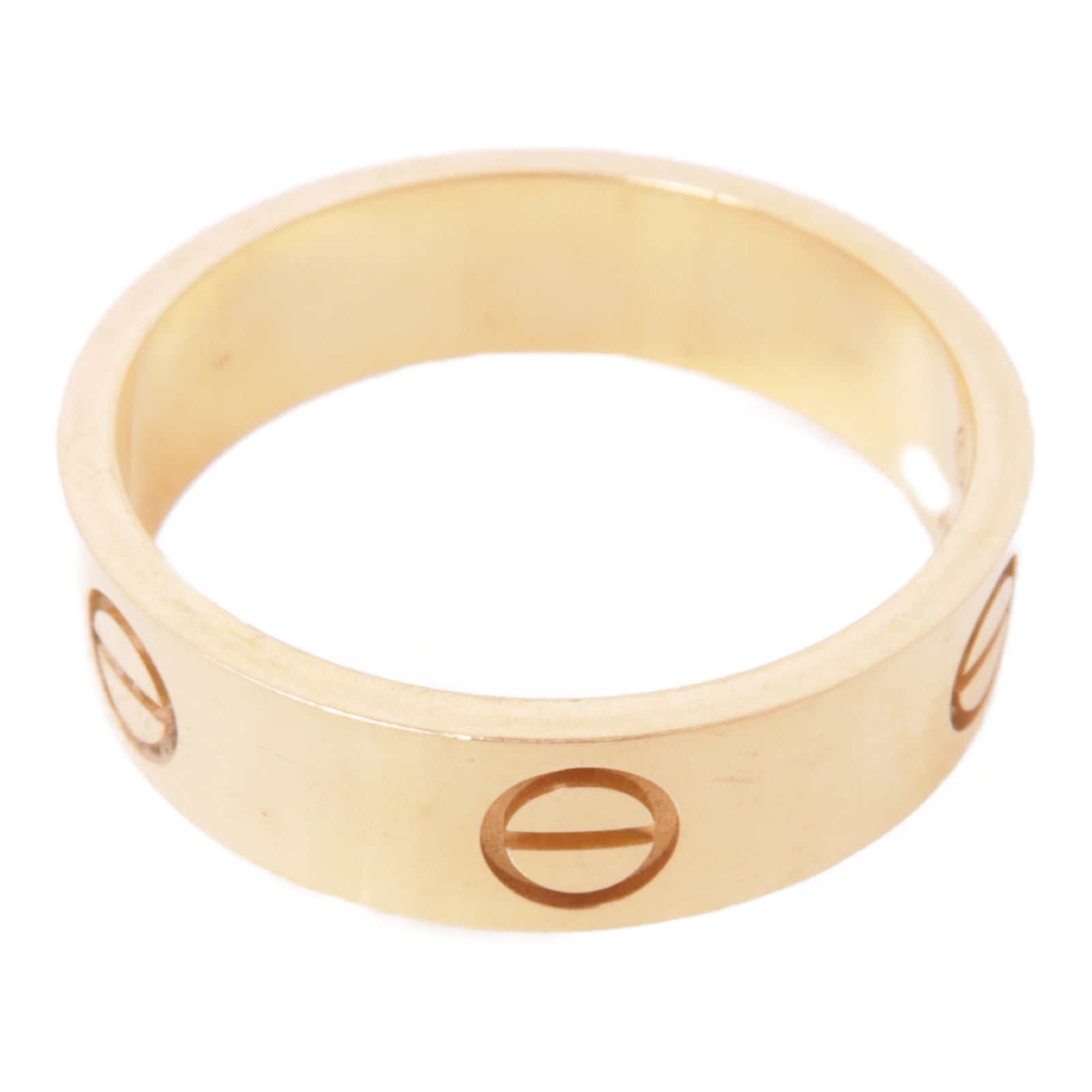 CARTIER 18K玫瑰金Love Ring戒指Cartier#58/US＃8.25