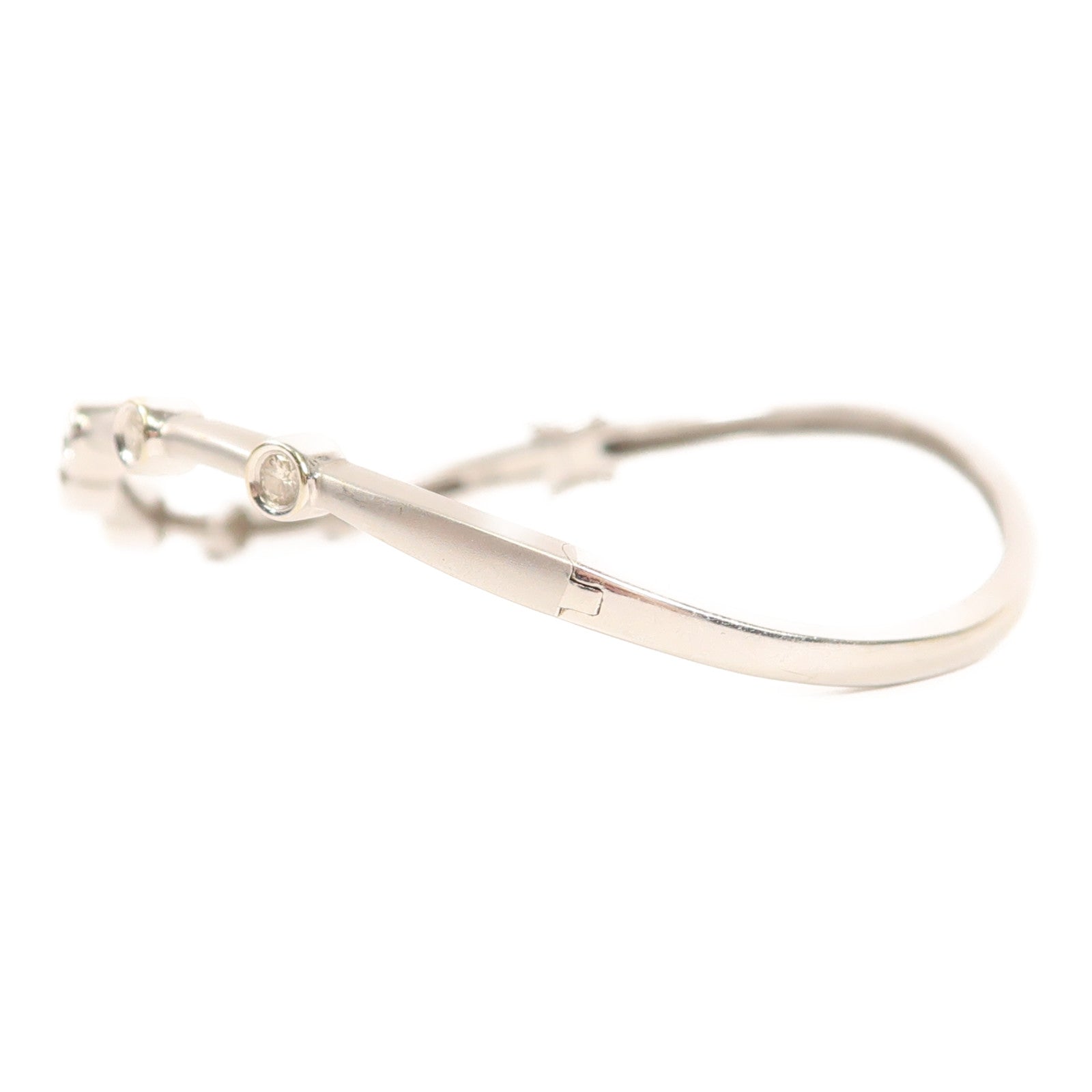 JEWELRY 18K白金/鑽石Diamond 9.4g Bangle手鐲