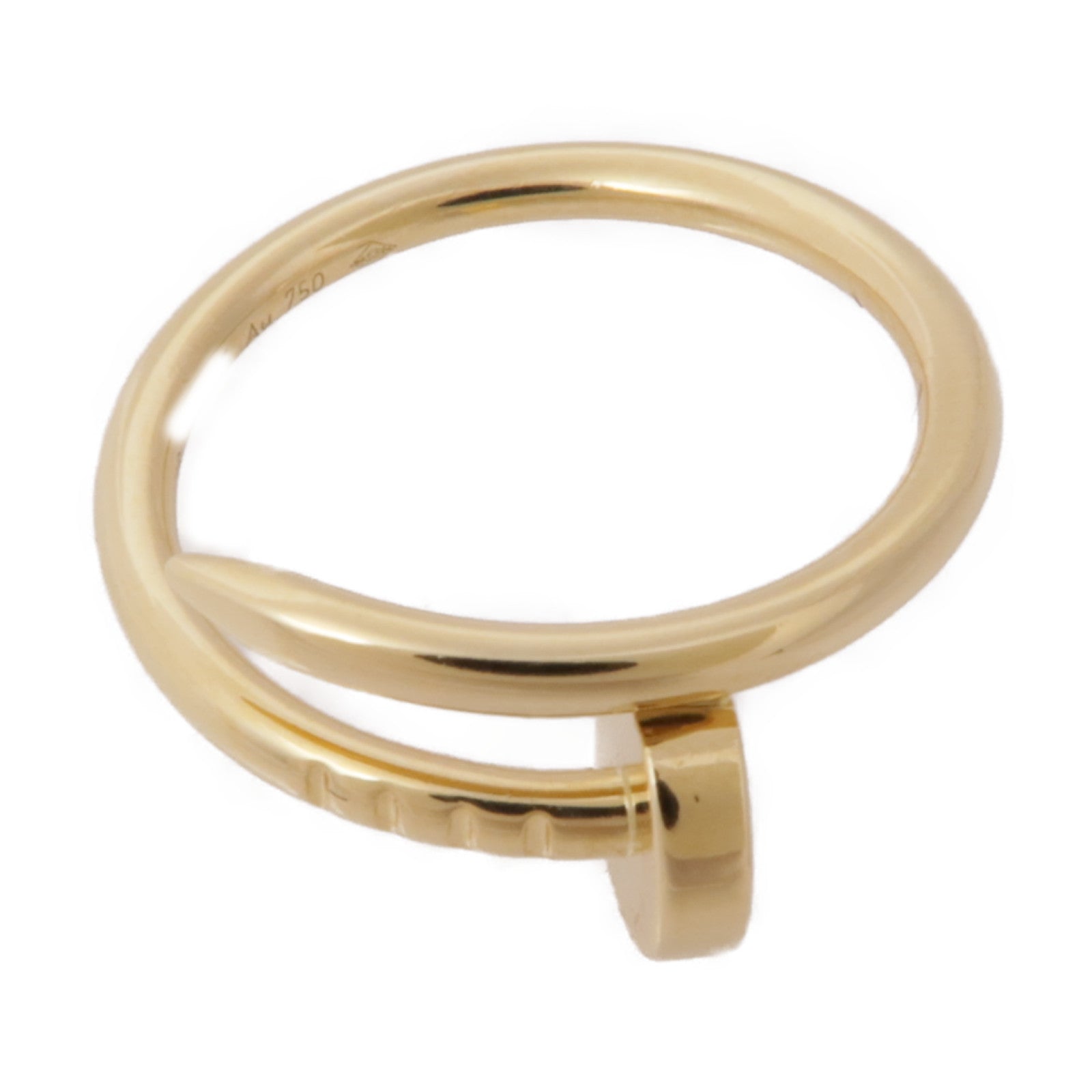 CARTIER 18K黃金Juste Un Clou戒指US#4.5