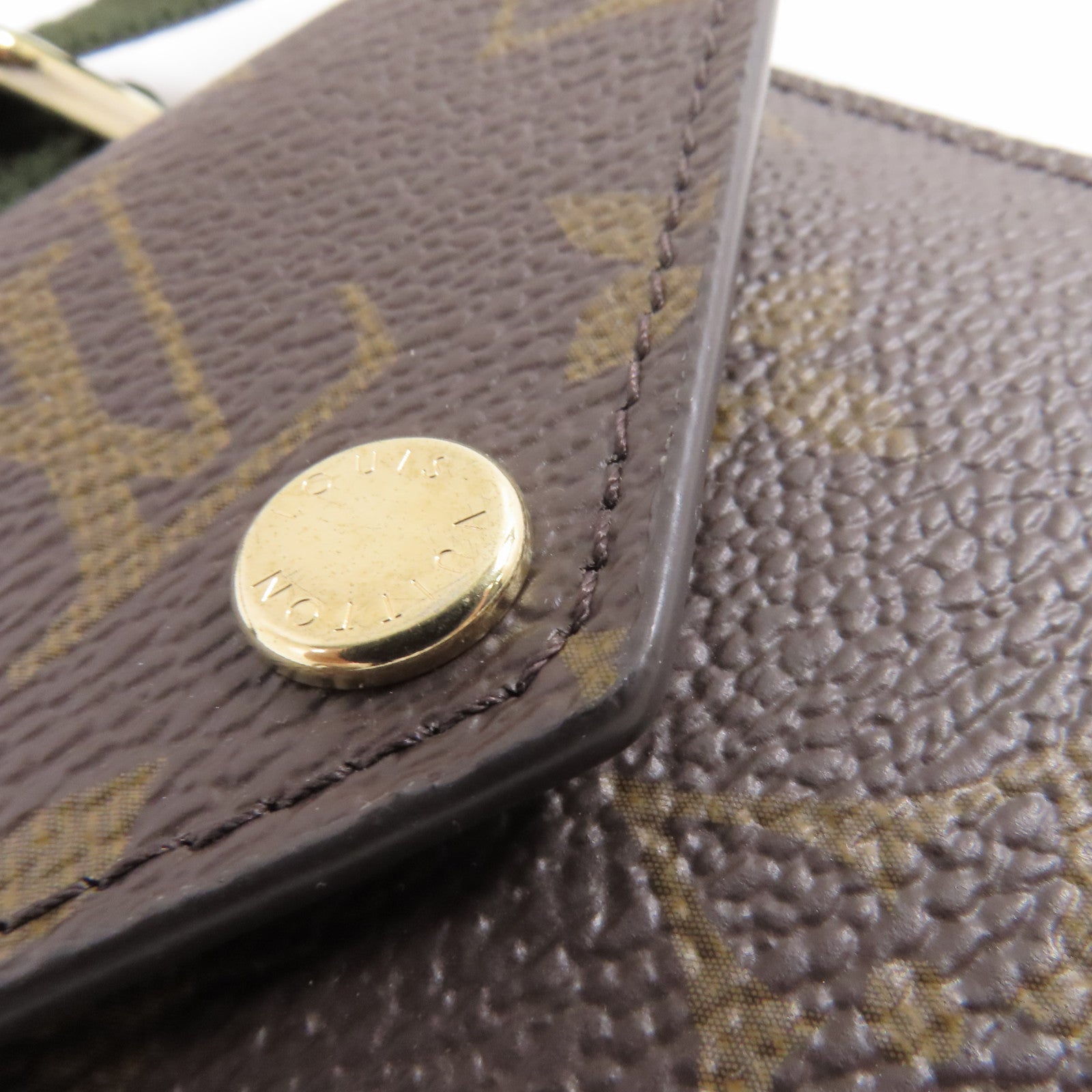 LOUIS VUITTON Monogram Pochette Felicie Pouch Shoulder Bag金扣肩背袋啡色
