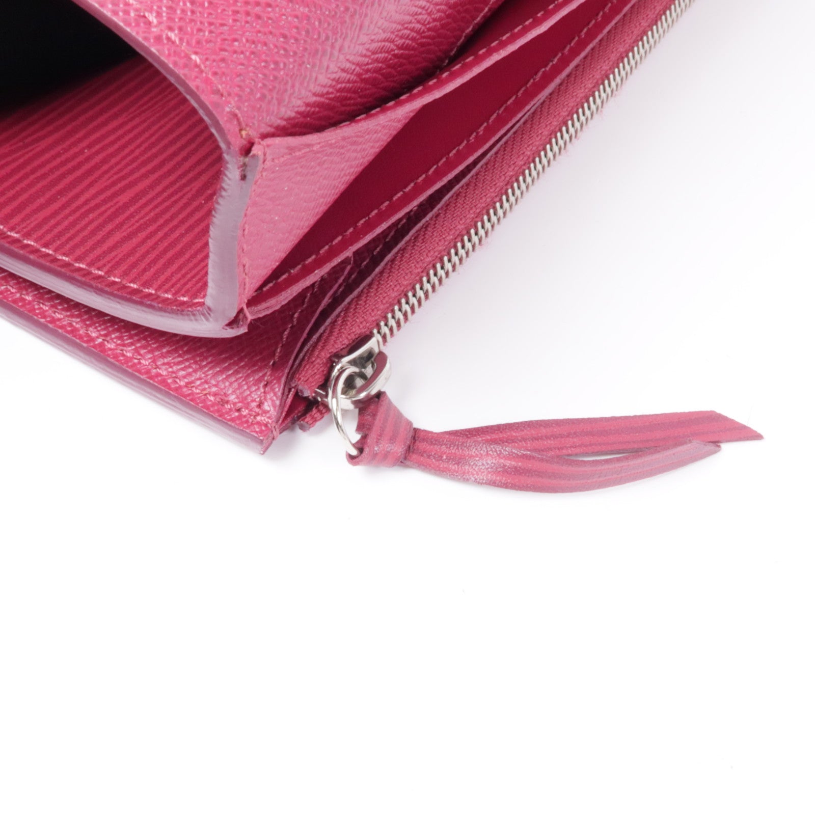 LOUIS VUITTON Epi Long Wallet銀扣長錢包