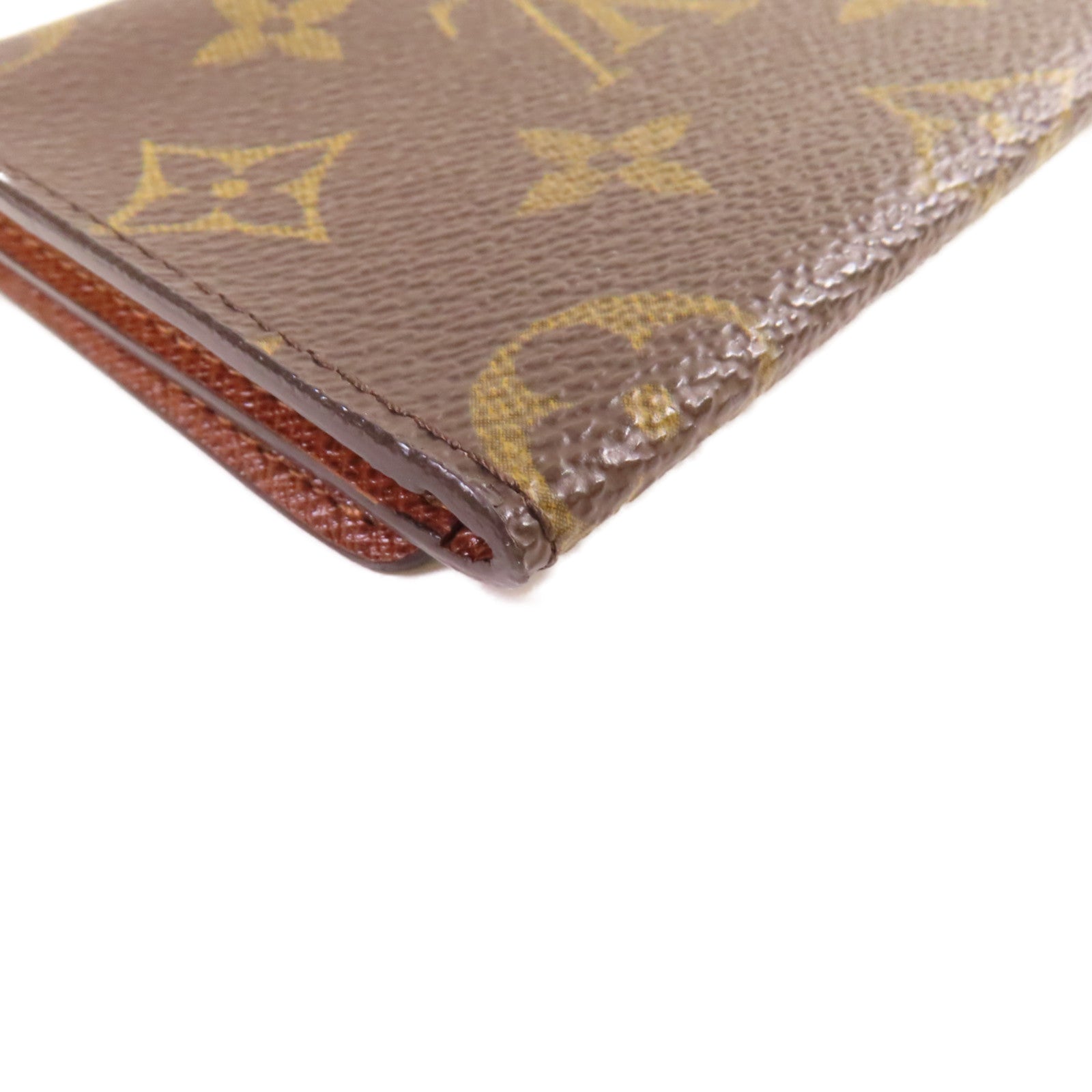 LOUIS VUITTON Monogram Enveloppe Carte de Visite Card Case卡片套啡色