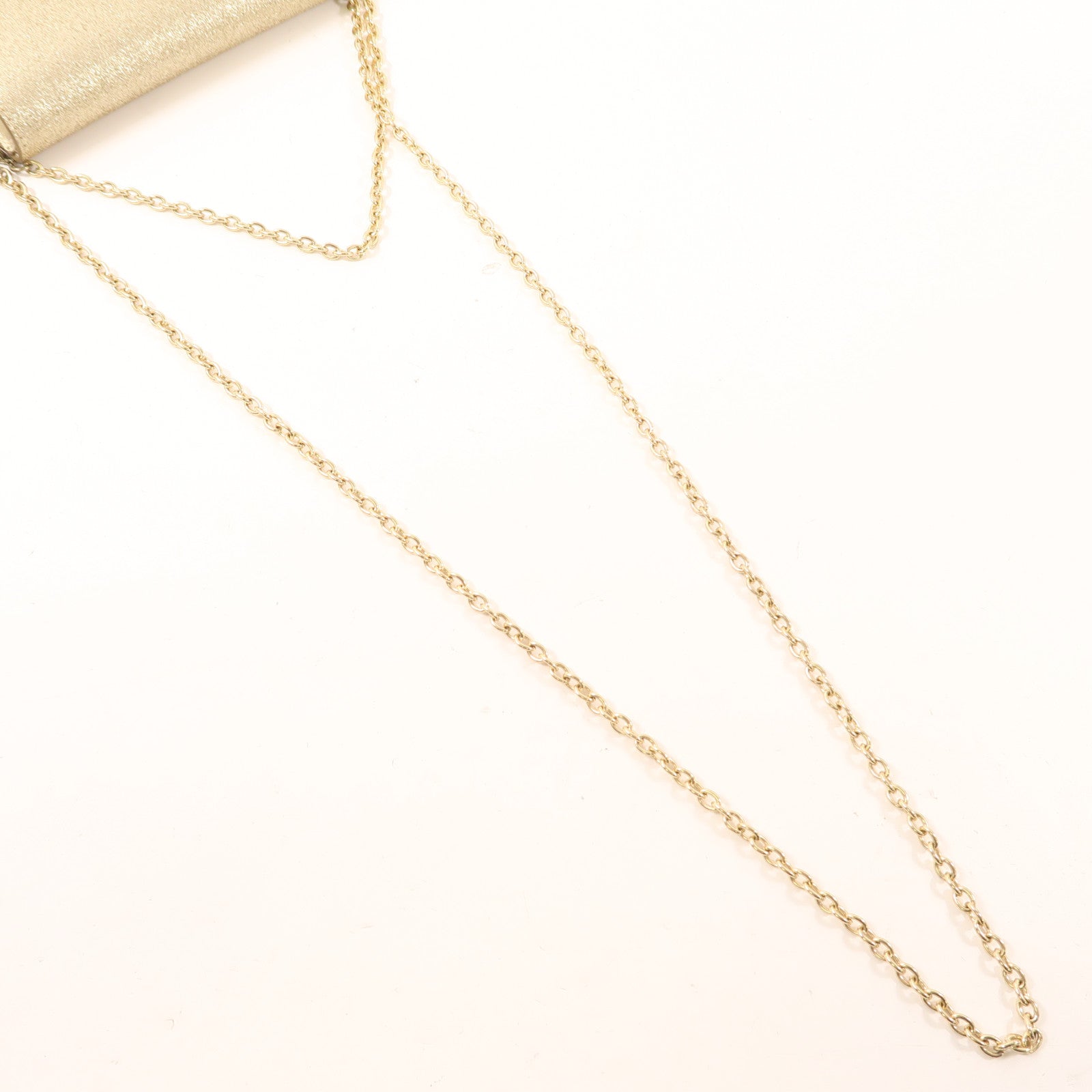 ANTEPRIMA GHW 2 Way Phone Holder Bag Calfskin Leather Gold