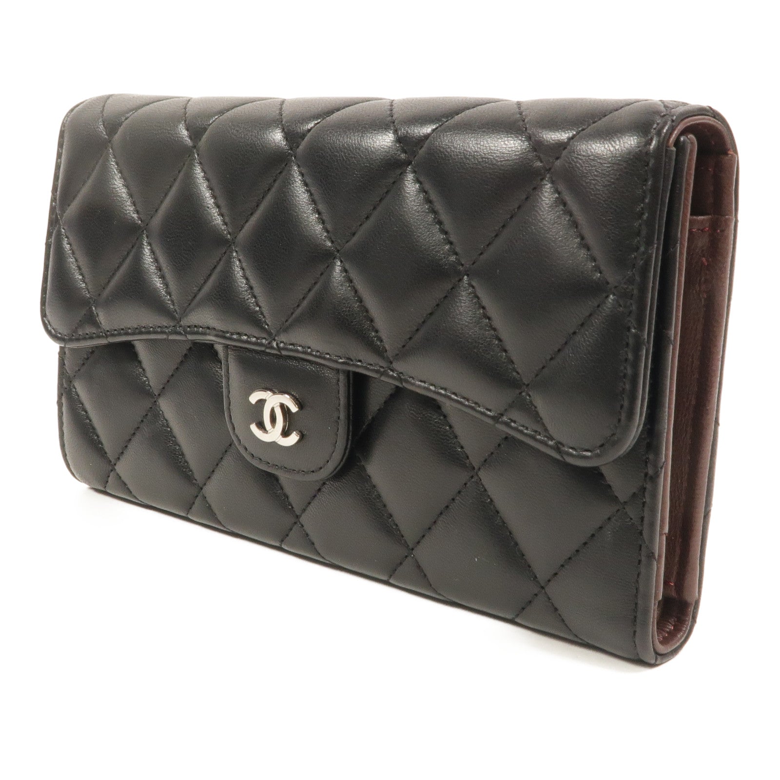 CHANEL 羊皮皮革Long Wallet長錢包