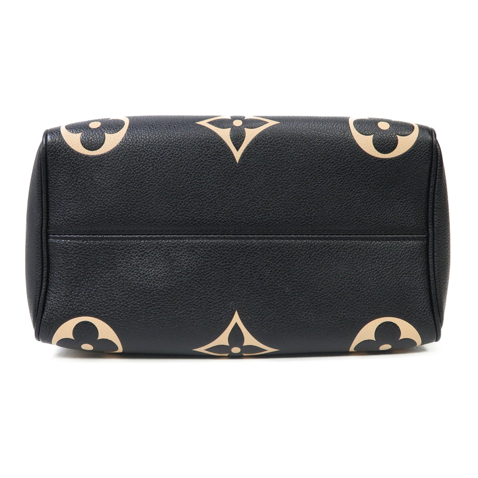 LOUIS VUITTON Monogram Empreinte Speedy Bandouliere 25金扣手挽肩背兩用袋黑色