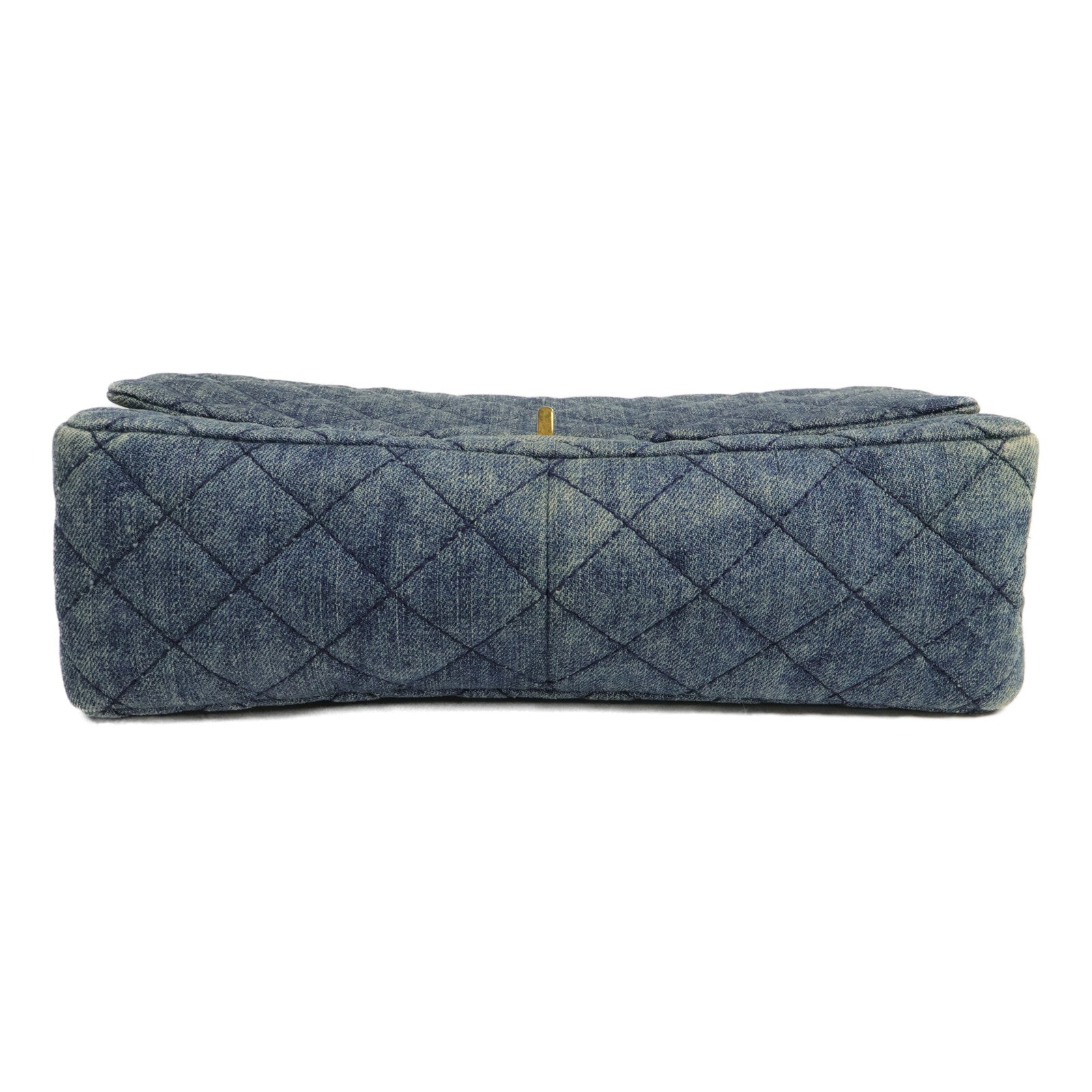 CHANEL 牛仔布2.55鏈帶肩背袋