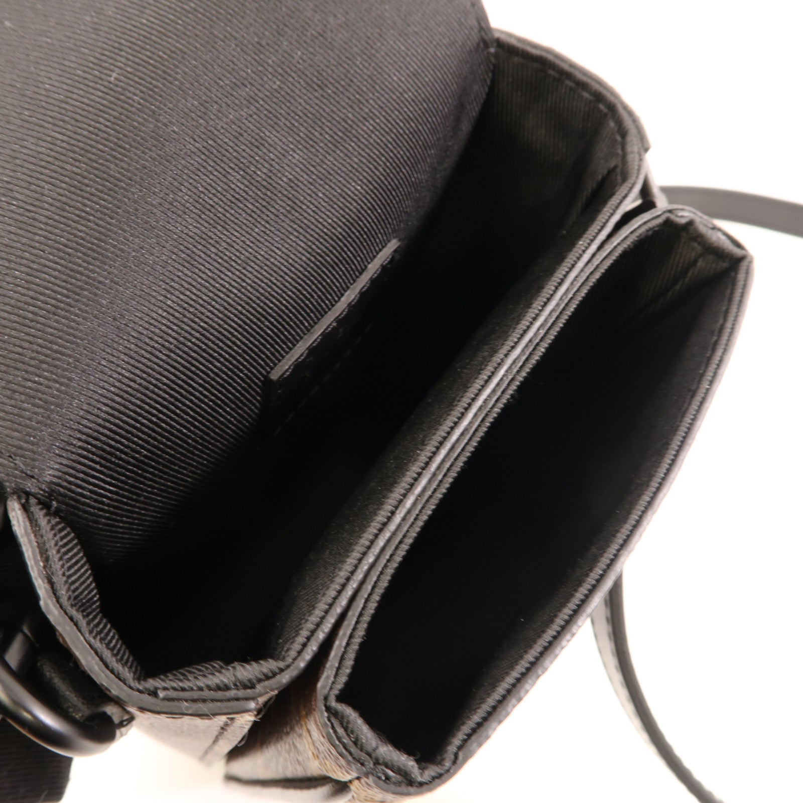 LOUIS VUITTON Monogram S-Lock Vertical肩背袋啡色/黑色