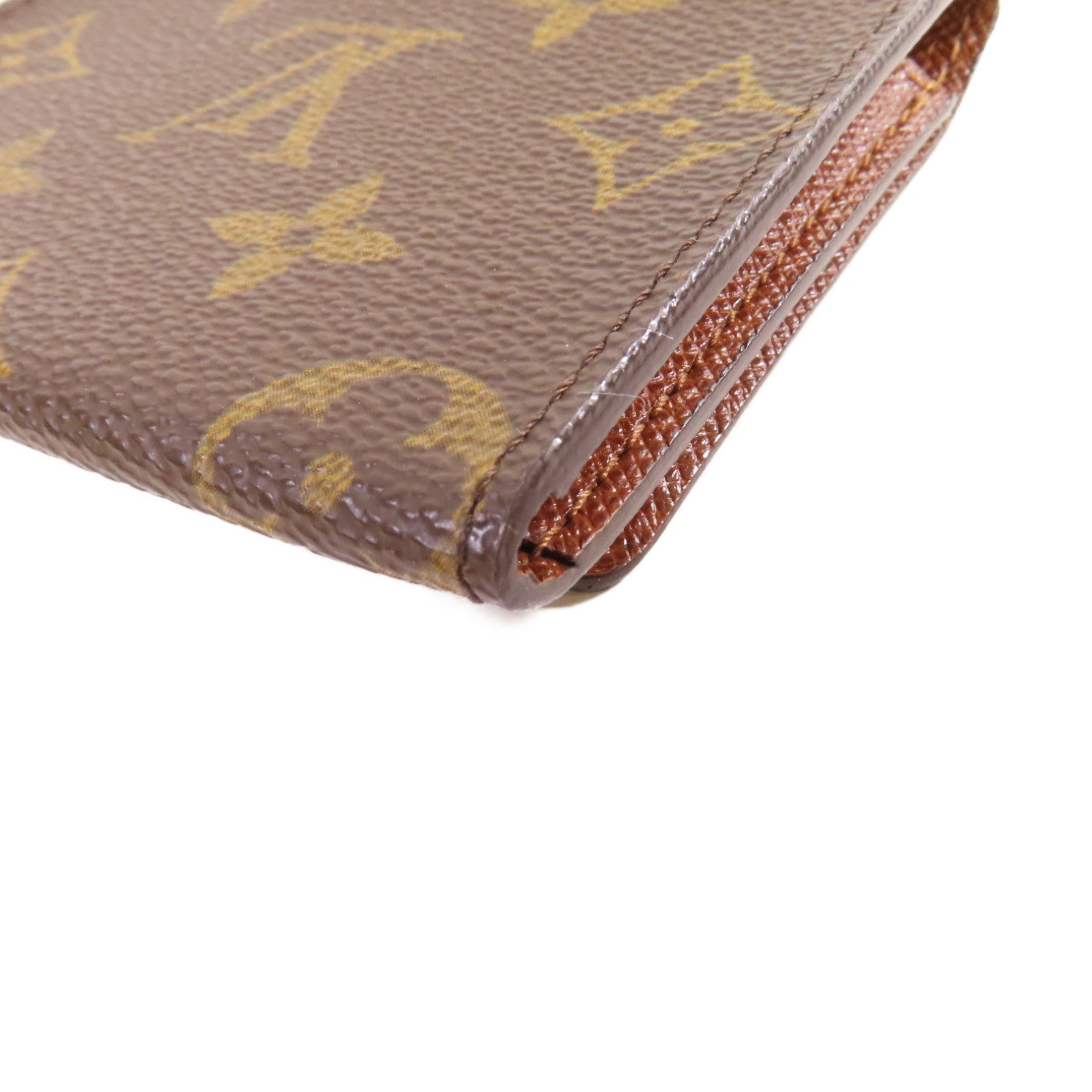 LOUIS VUITTON Monogram Enveloppe Carte de Visite Card Case卡片套啡色