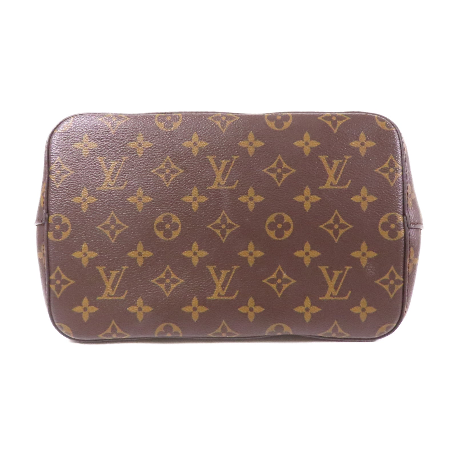 LOUIS VUITTON Monogram Neo Noe金扣肩背袋棕色/粉紅色