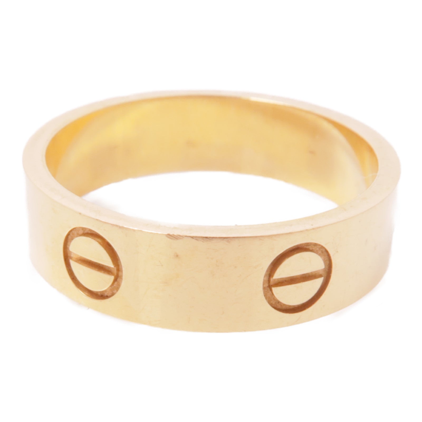 CARTIER 18K玫瑰金Love Ring戒指Cartier#58/US＃8.25