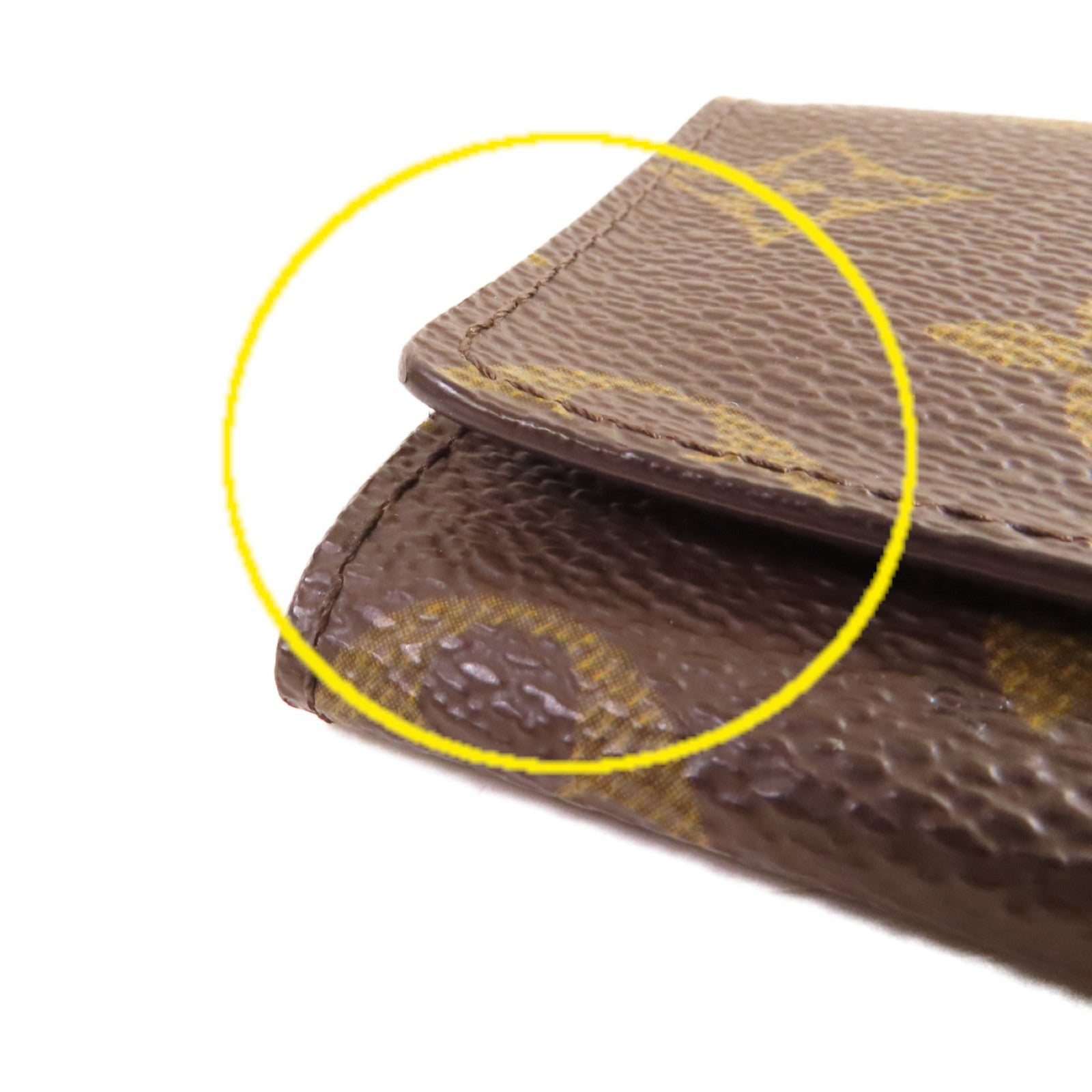 LOUIS VUITTON Monogram Enveloppe Carte de Visite Card Case卡片套啡色