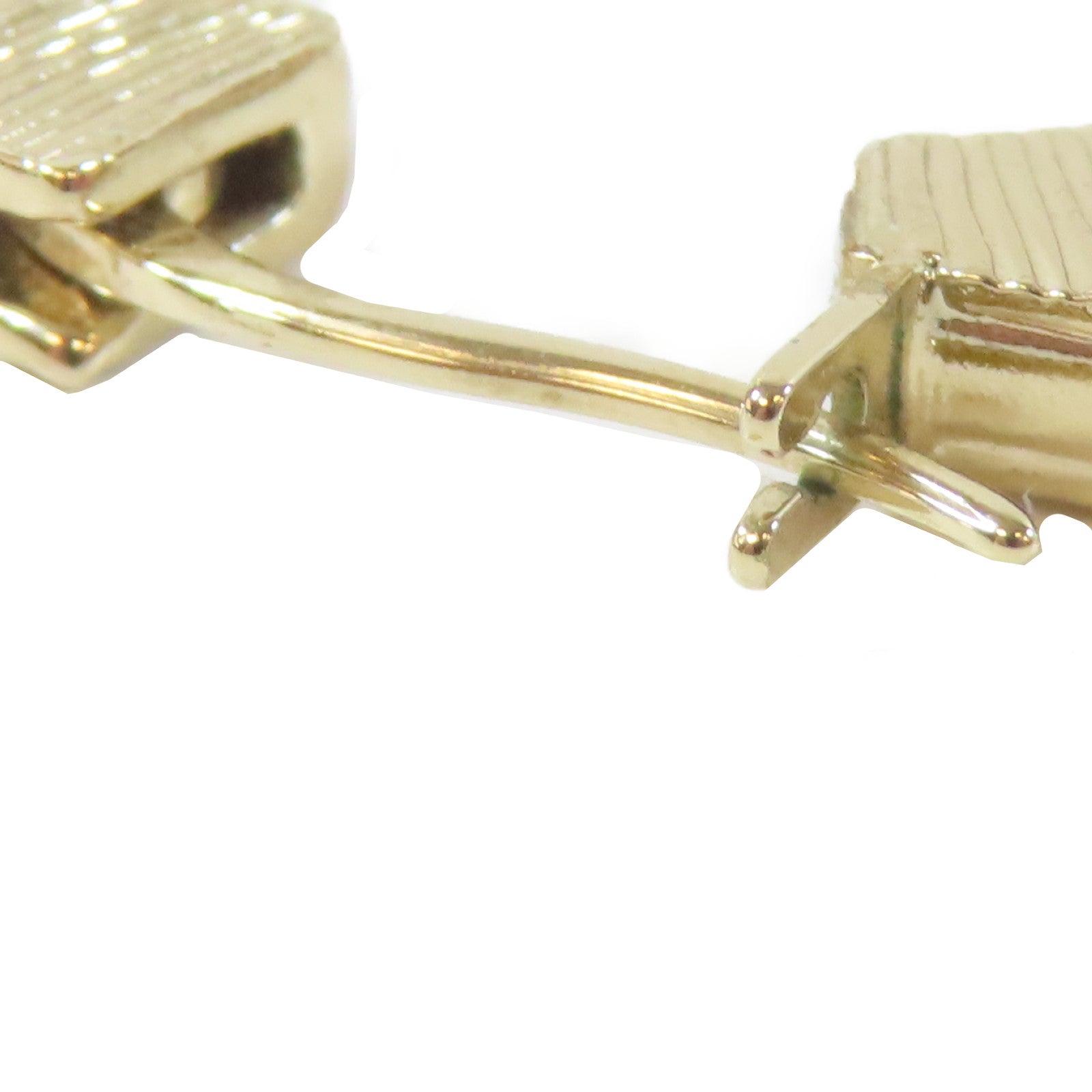 CHANEL 金屬Earrings耳環金色/白色