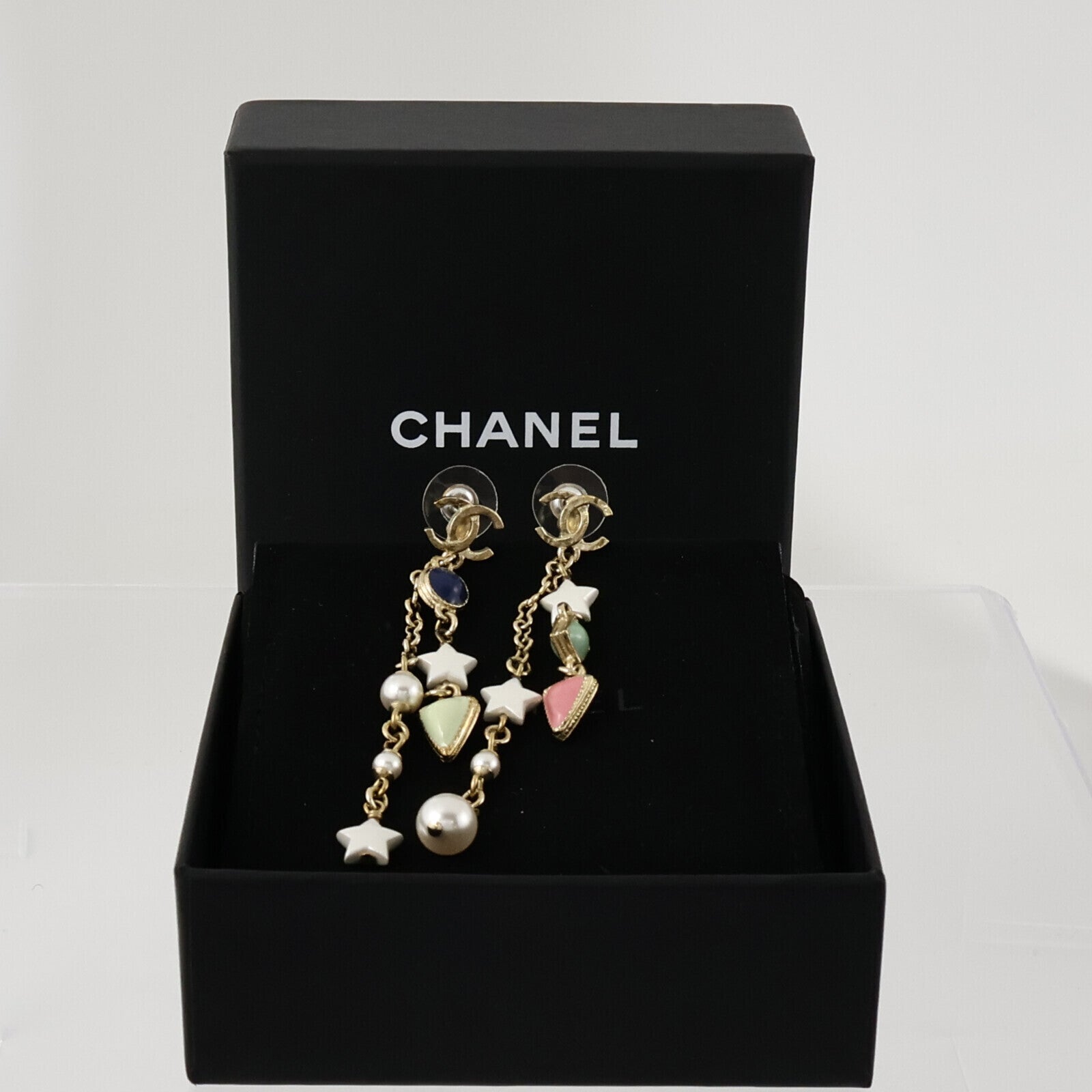 CHANEL 金屬/PVC Earrings耳環