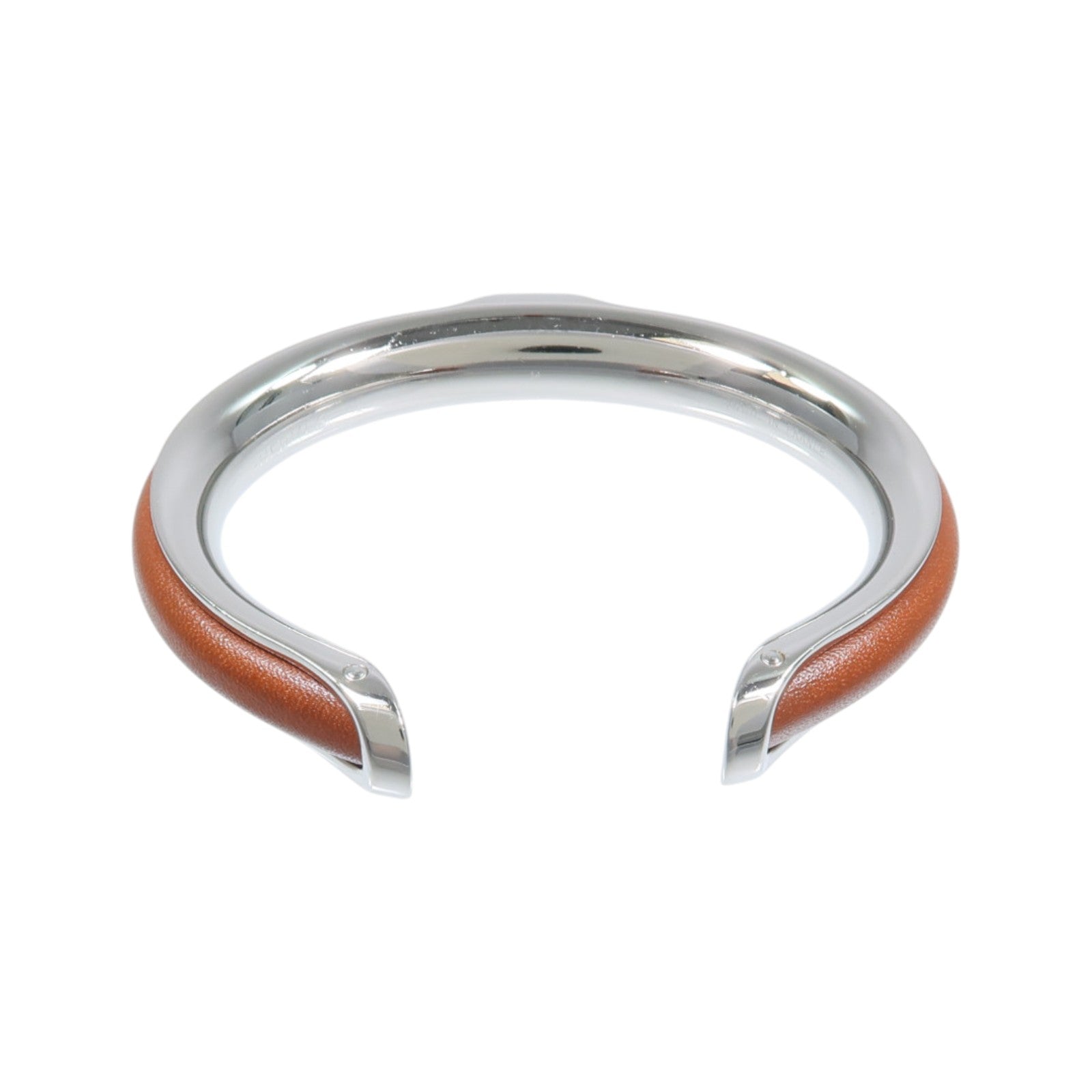 HERMES 金屬/皮革Bangle手鐲