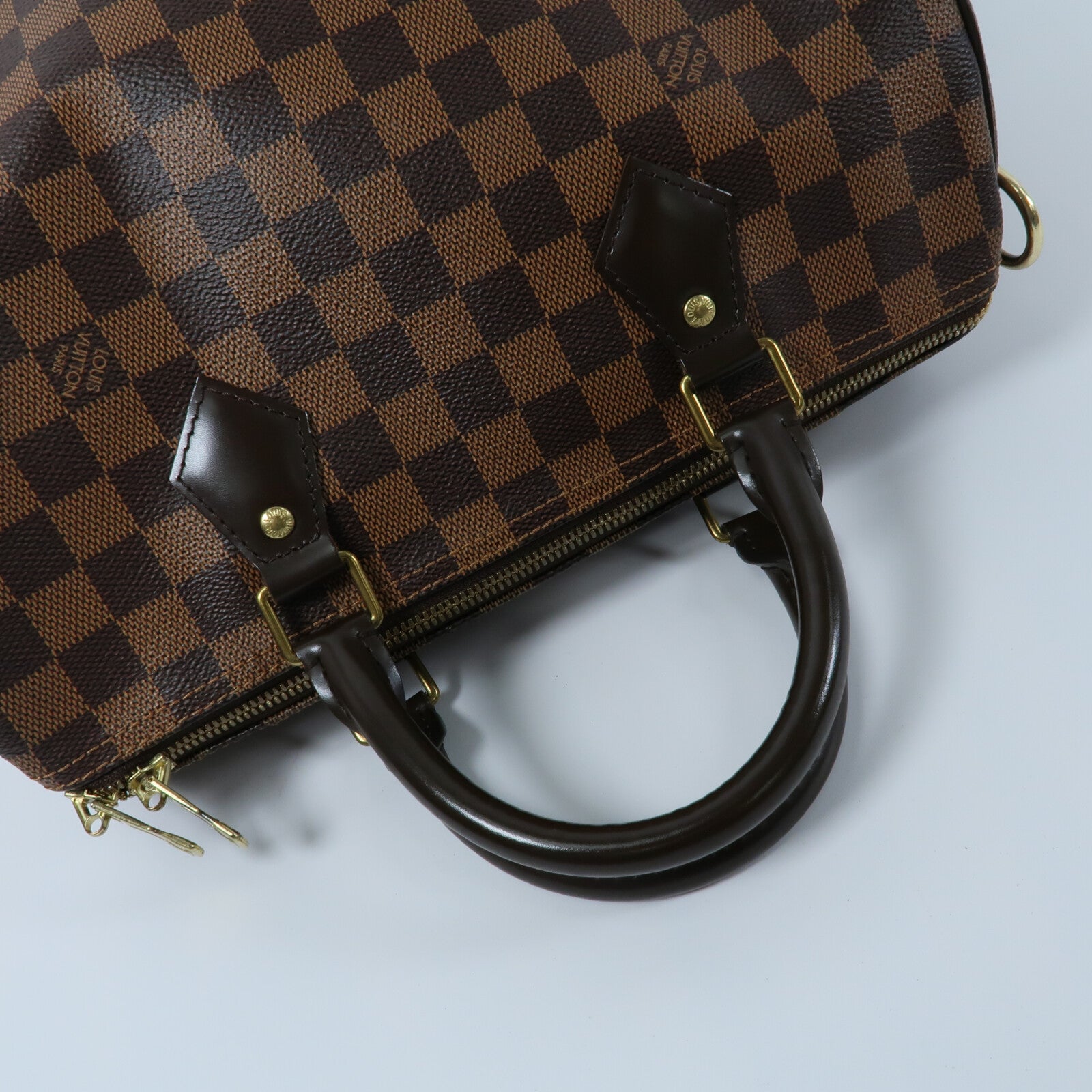 LOUIS VUITTON Damier Speedy Bandouliere 手挽肩背兩用袋