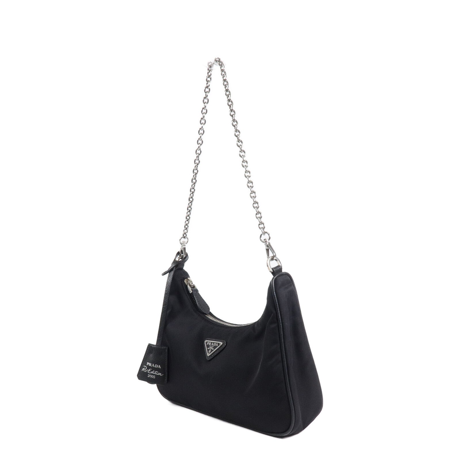 PRADA 尼龍Mini Hobo Re-Edition 2005手挽肩背兩用袋