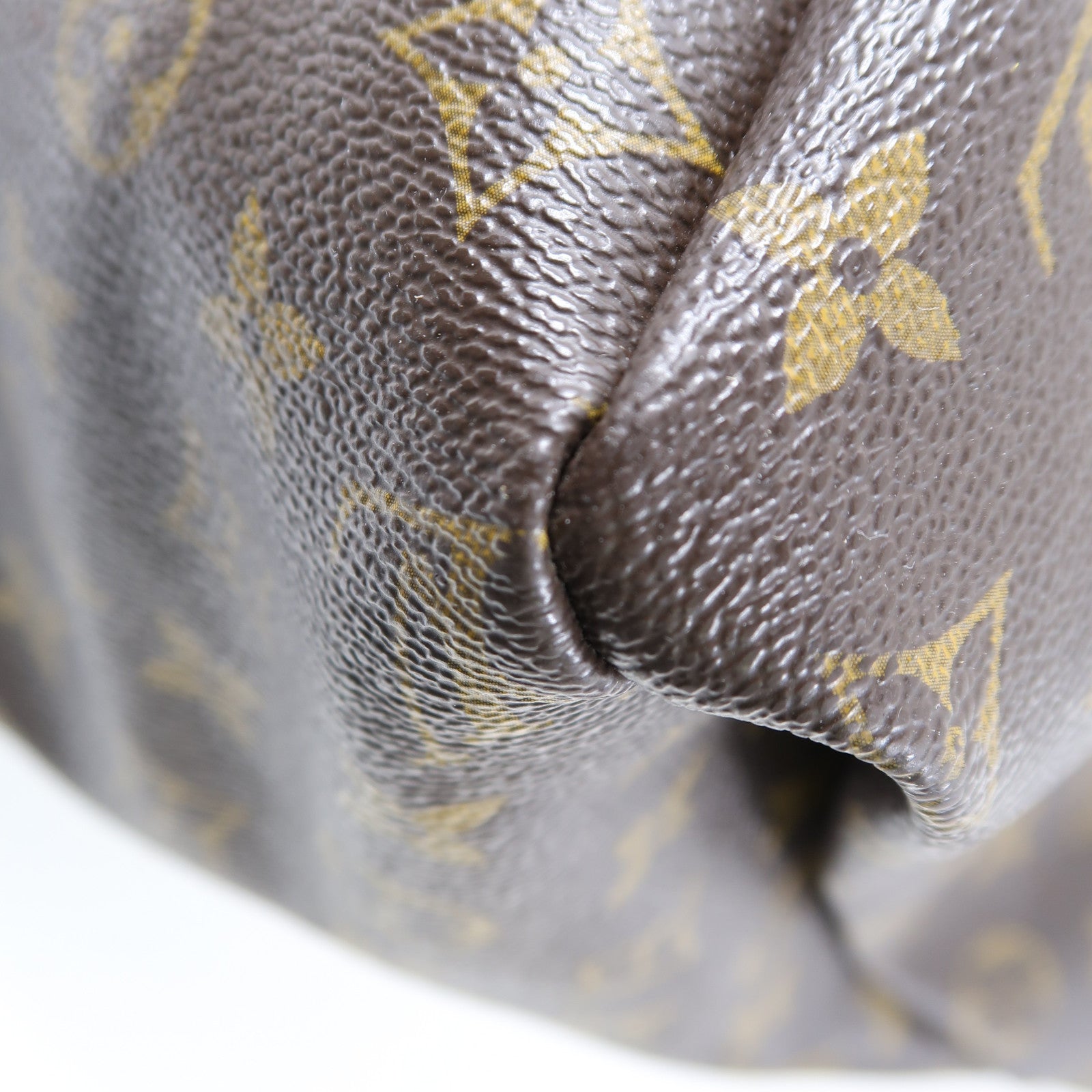 LOUIS VUITTON Monogram Artsy MM金扣手挽袋啡色