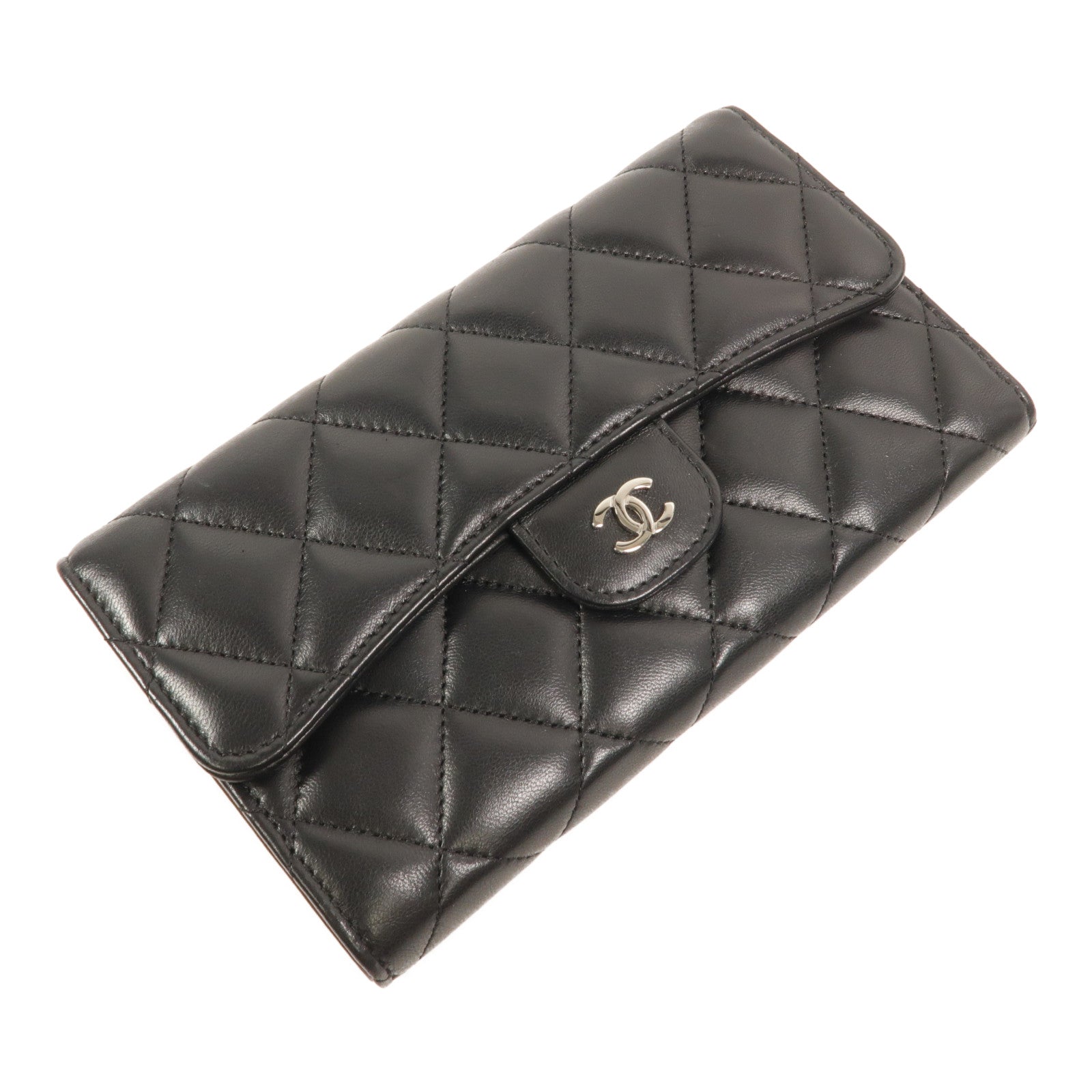 CHANEL 羊皮皮革Long Wallet長錢包