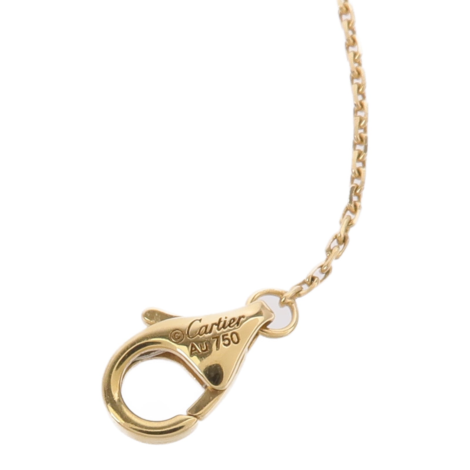 CARTIER 18K黃金Amulette de Cartier Necklace珍珠母貝項鍊
