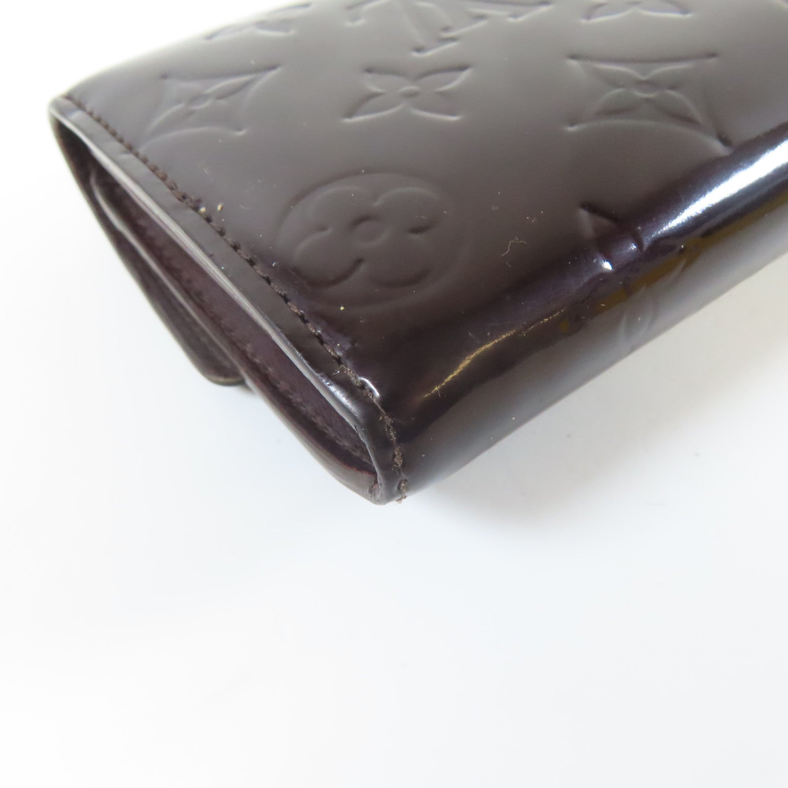LOUIS VUITTON 【激減優惠】Vernis Long Wallet金扣長錢包黑色