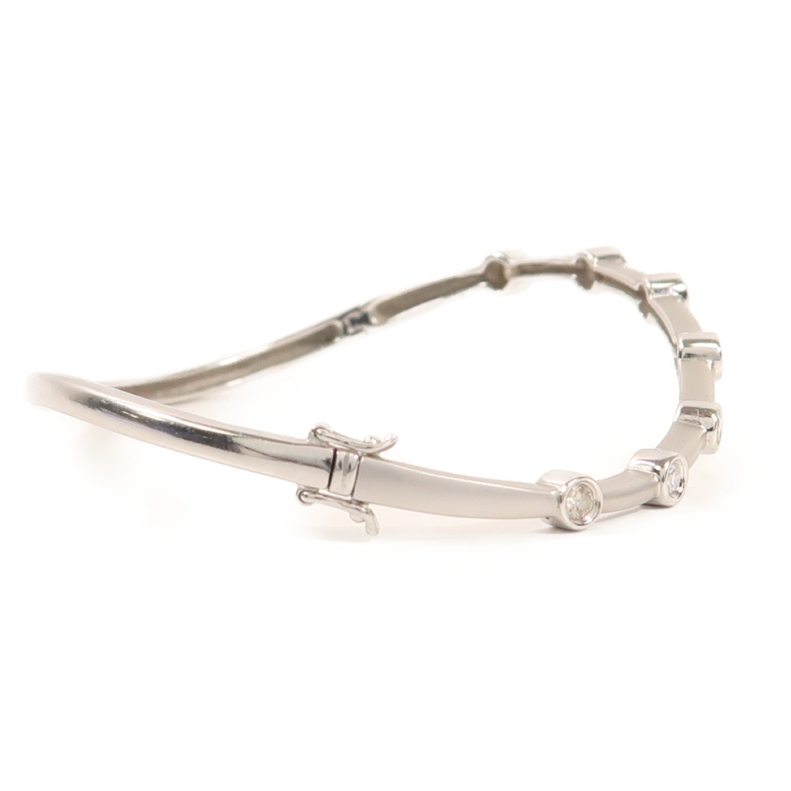 JEWELRY 18K白金/鑽石Diamond 9.4g Bangle手鐲